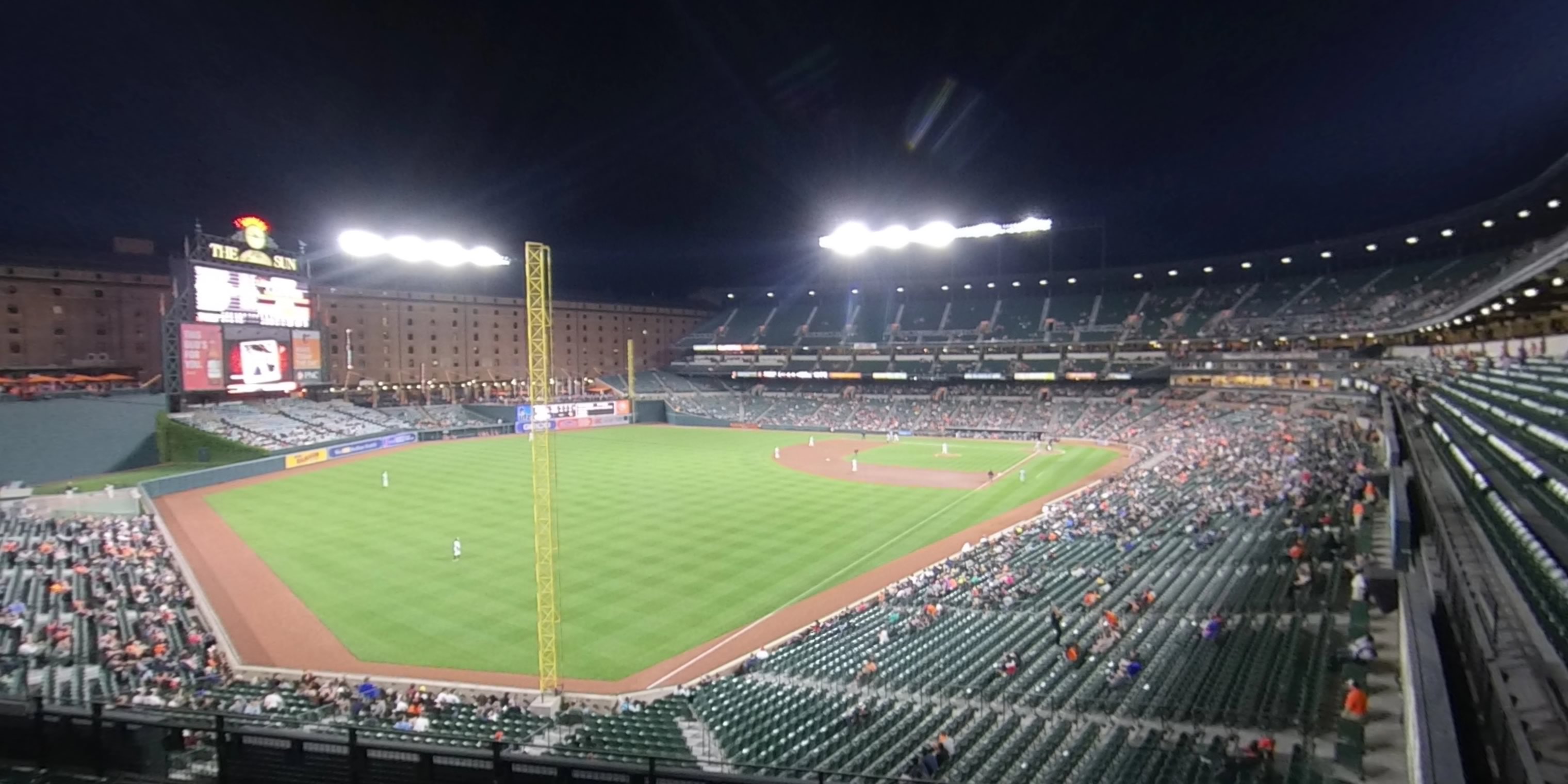 section 270 panoramic seat view  - oriole park