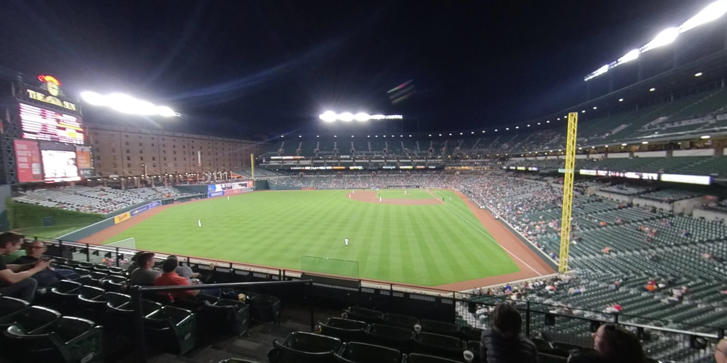 section 282 panoramic seat view  - oriole park