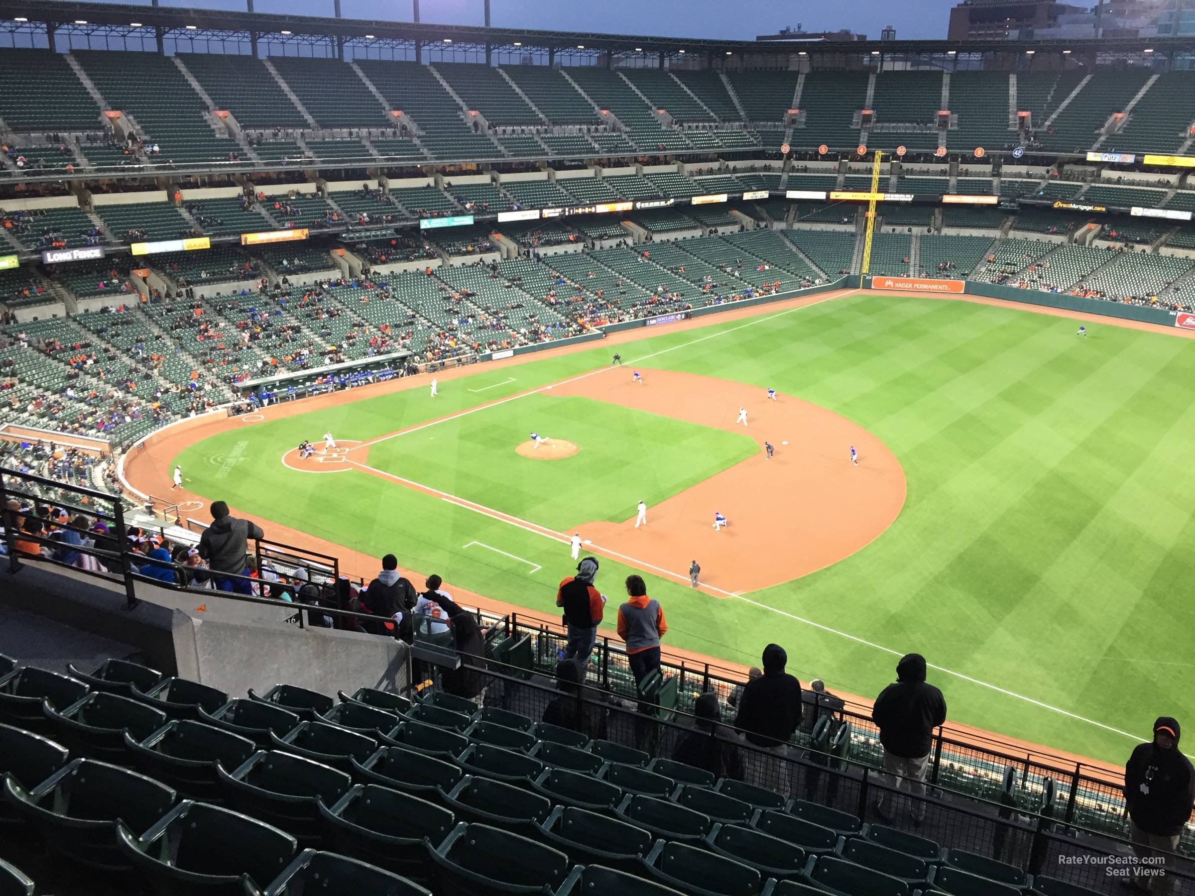 Section 312 at Oriole Park 
