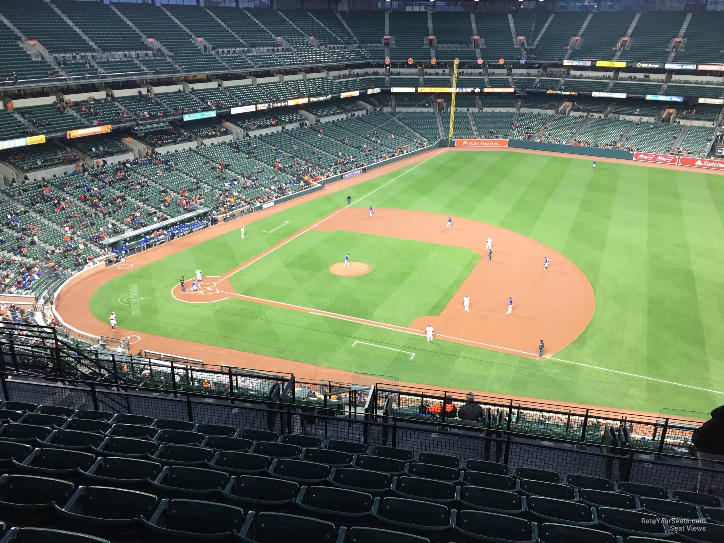 section 318, row 15 seat view  - oriole park