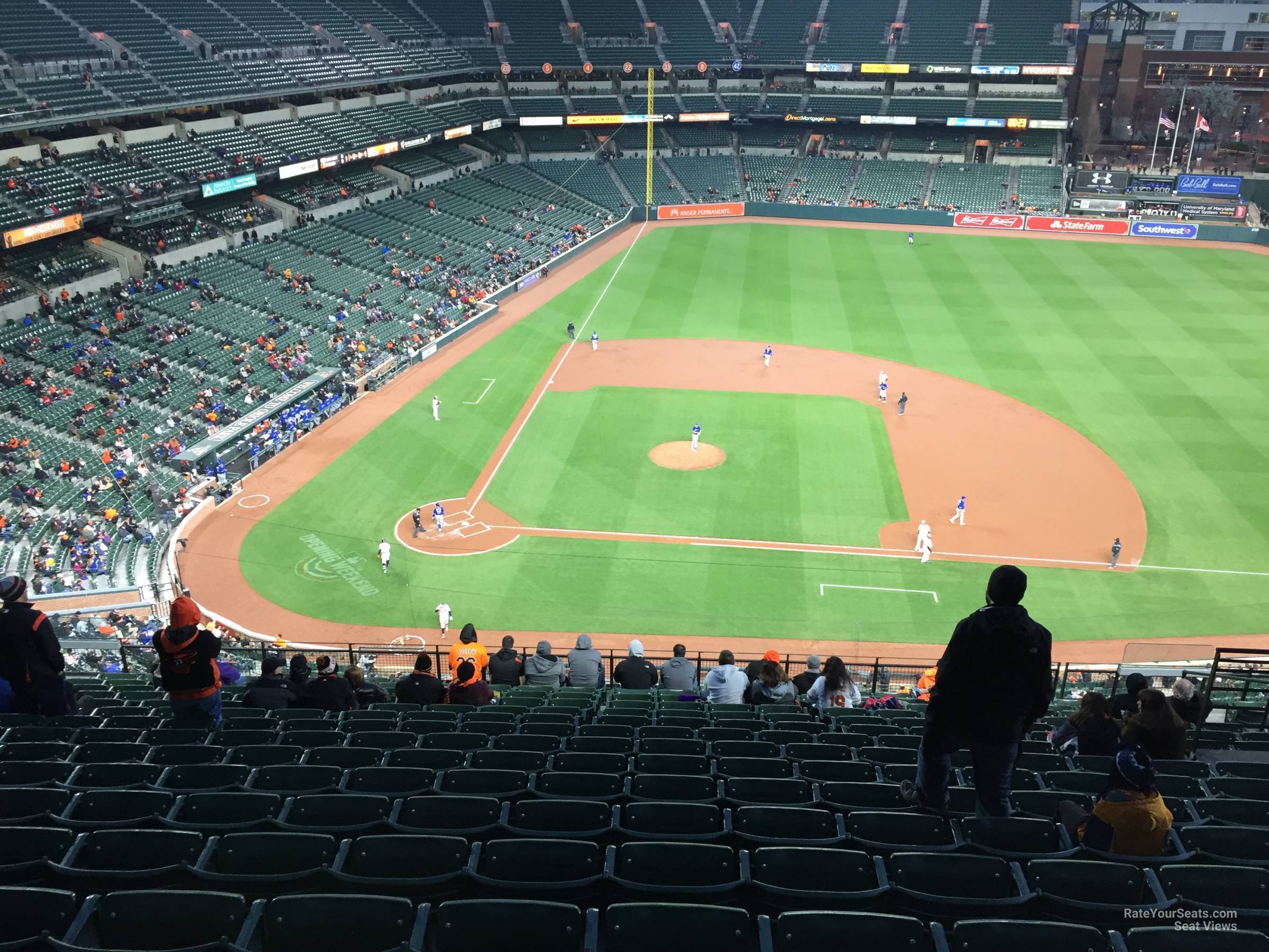 Section 324 at Oriole Park 