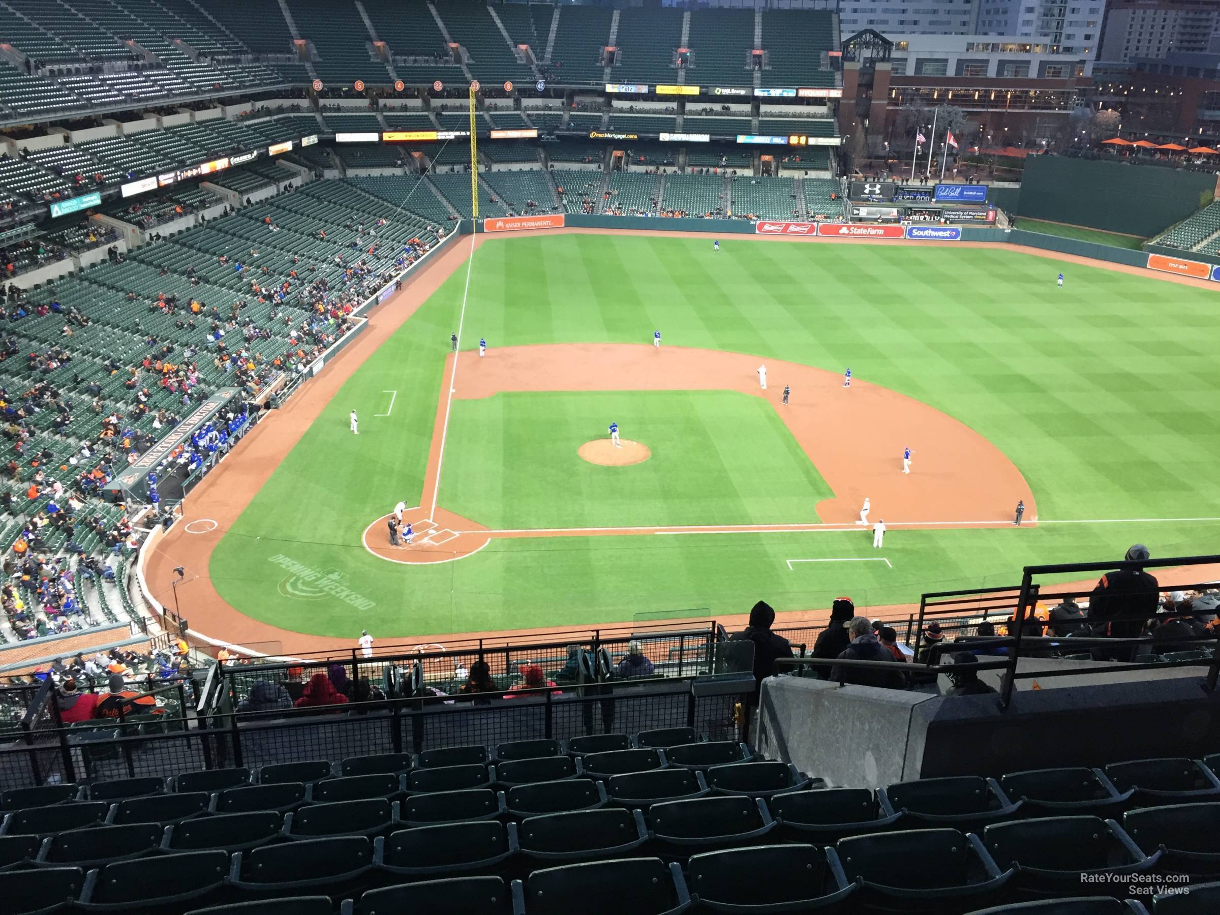 section 326, row 15 seat view  - oriole park