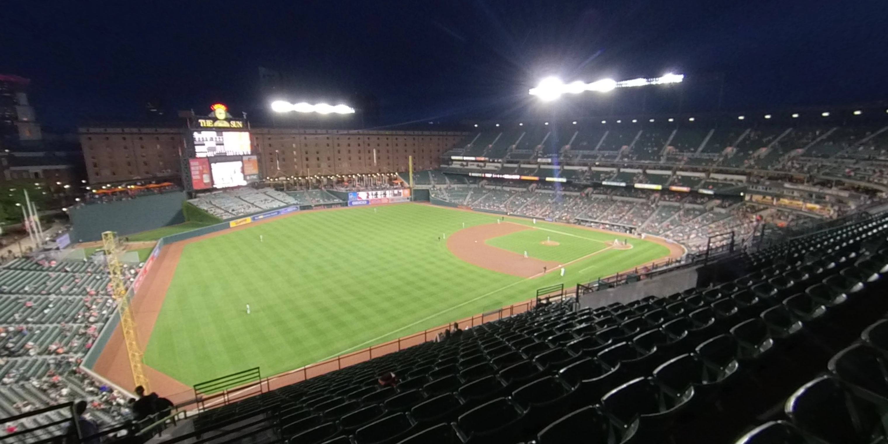 section 368 panoramic seat view  - oriole park