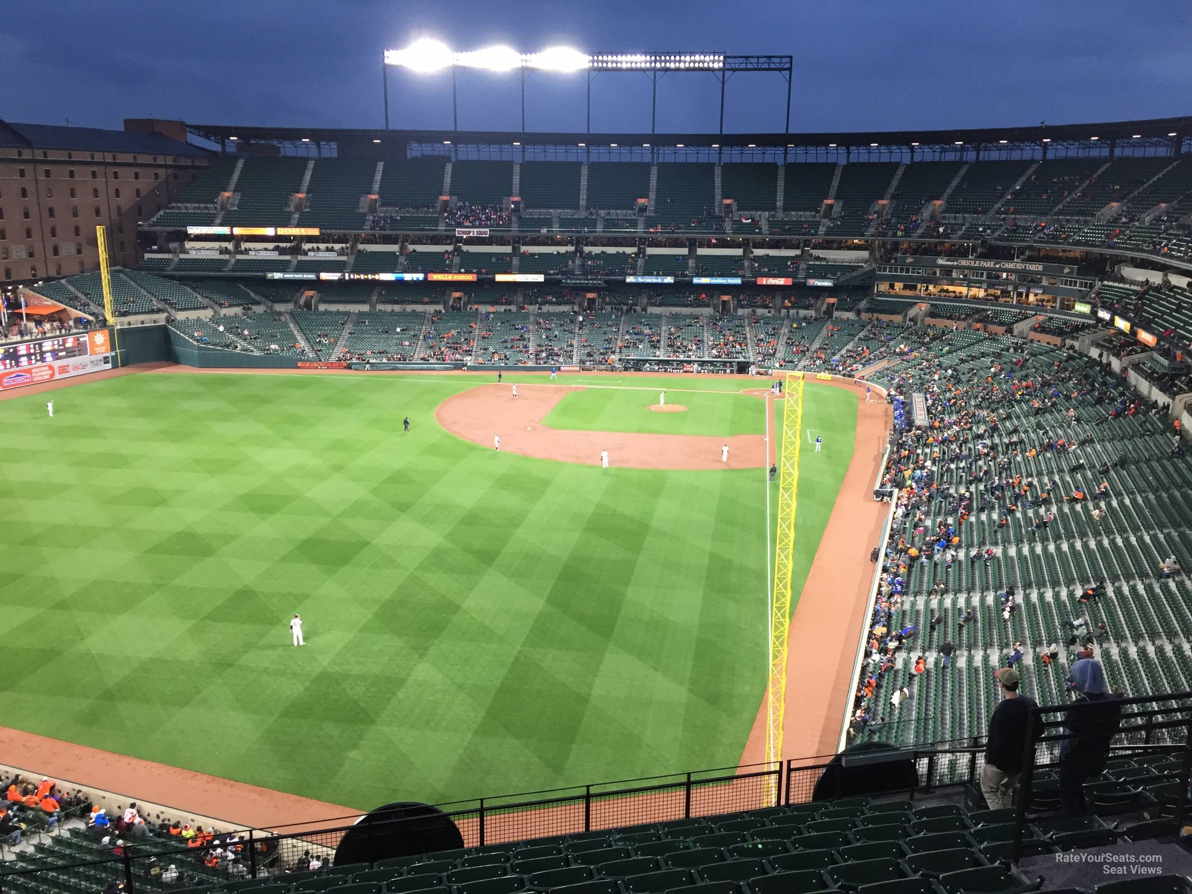 section 380, row 15 seat view  - oriole park