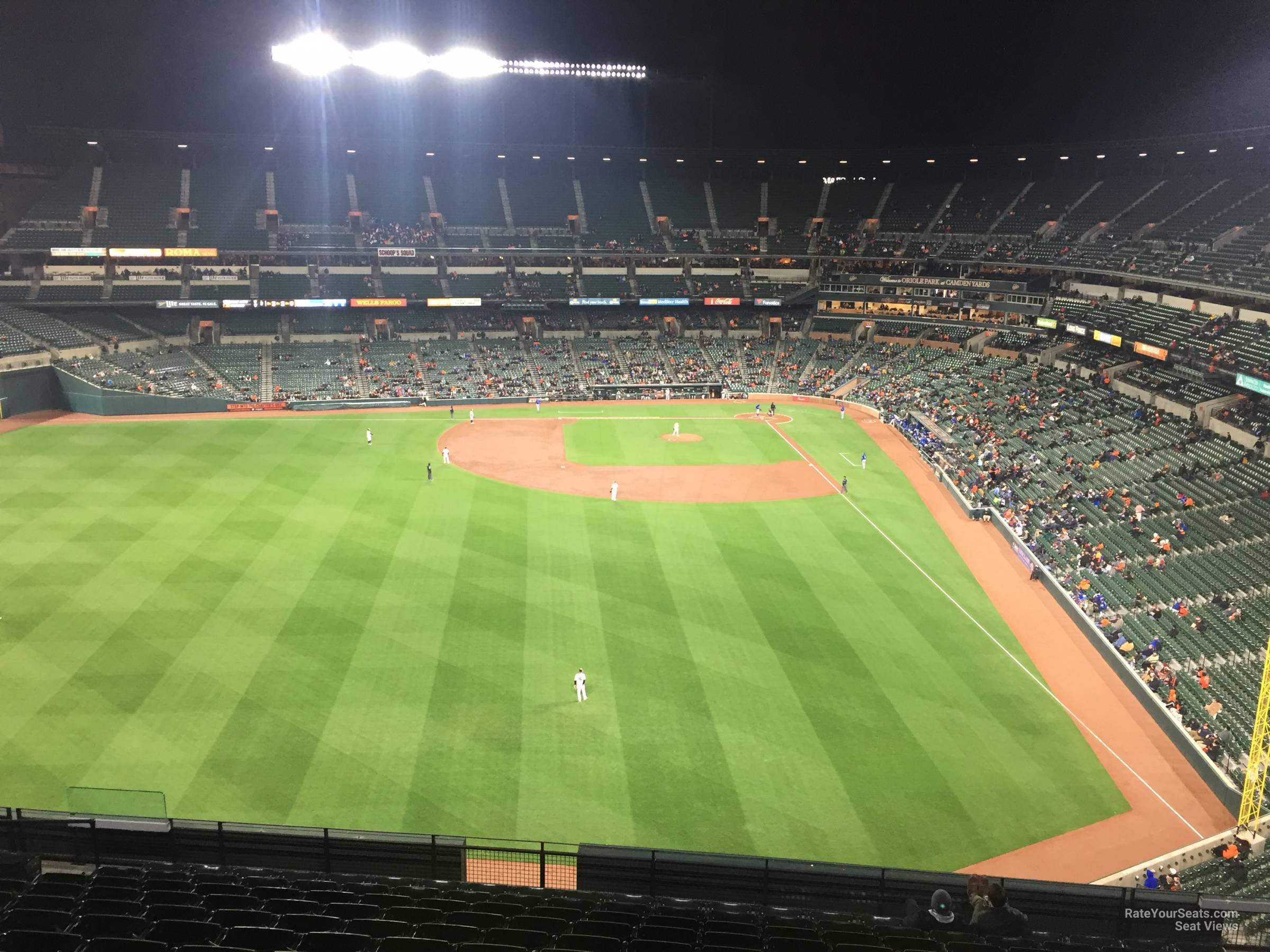 section 384, row 15 seat view  - oriole park