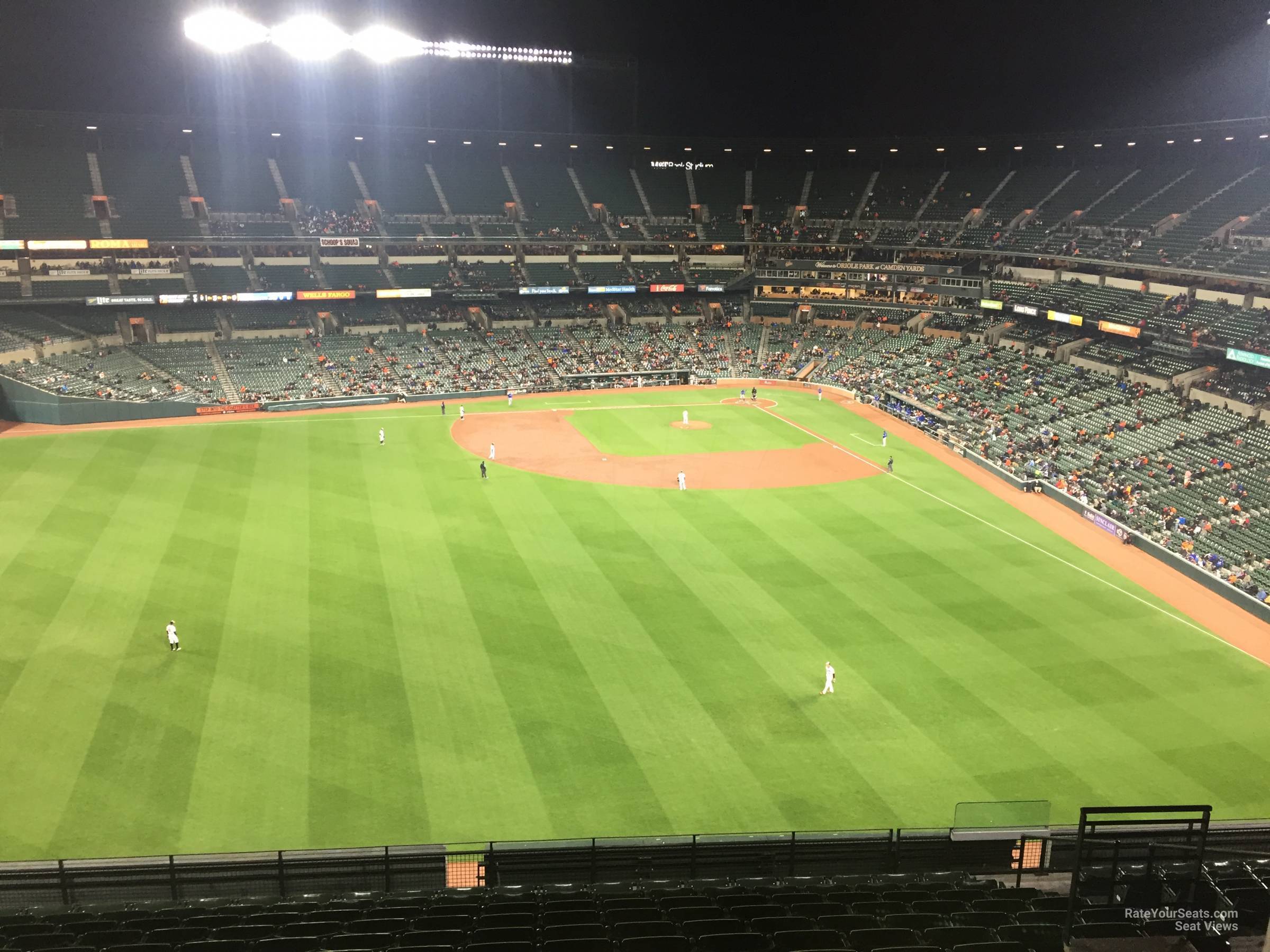section 388, row 15 seat view  - oriole park