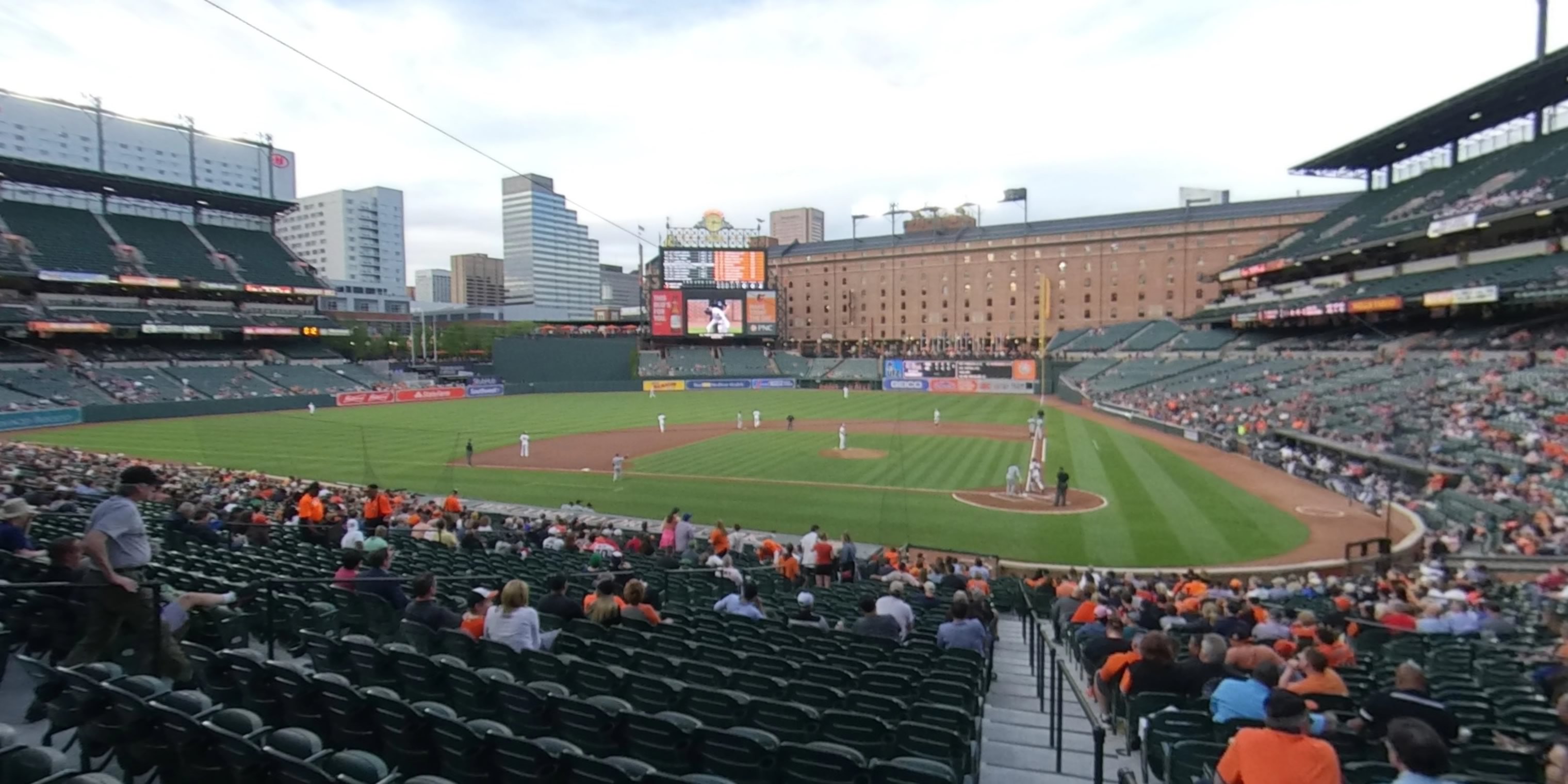 section 44 panoramic seat view  - oriole park