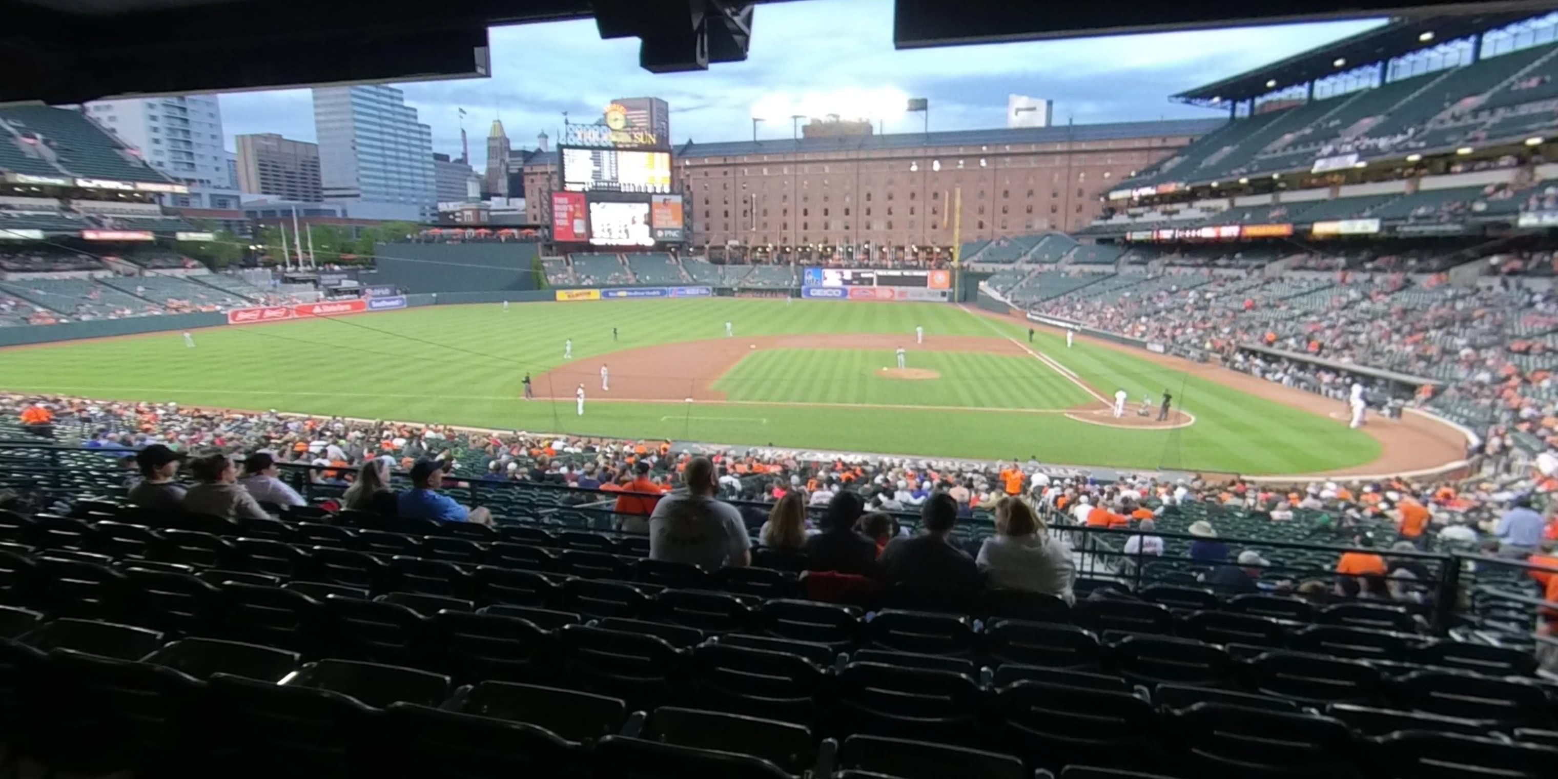 section 47 panoramic seat view  - oriole park