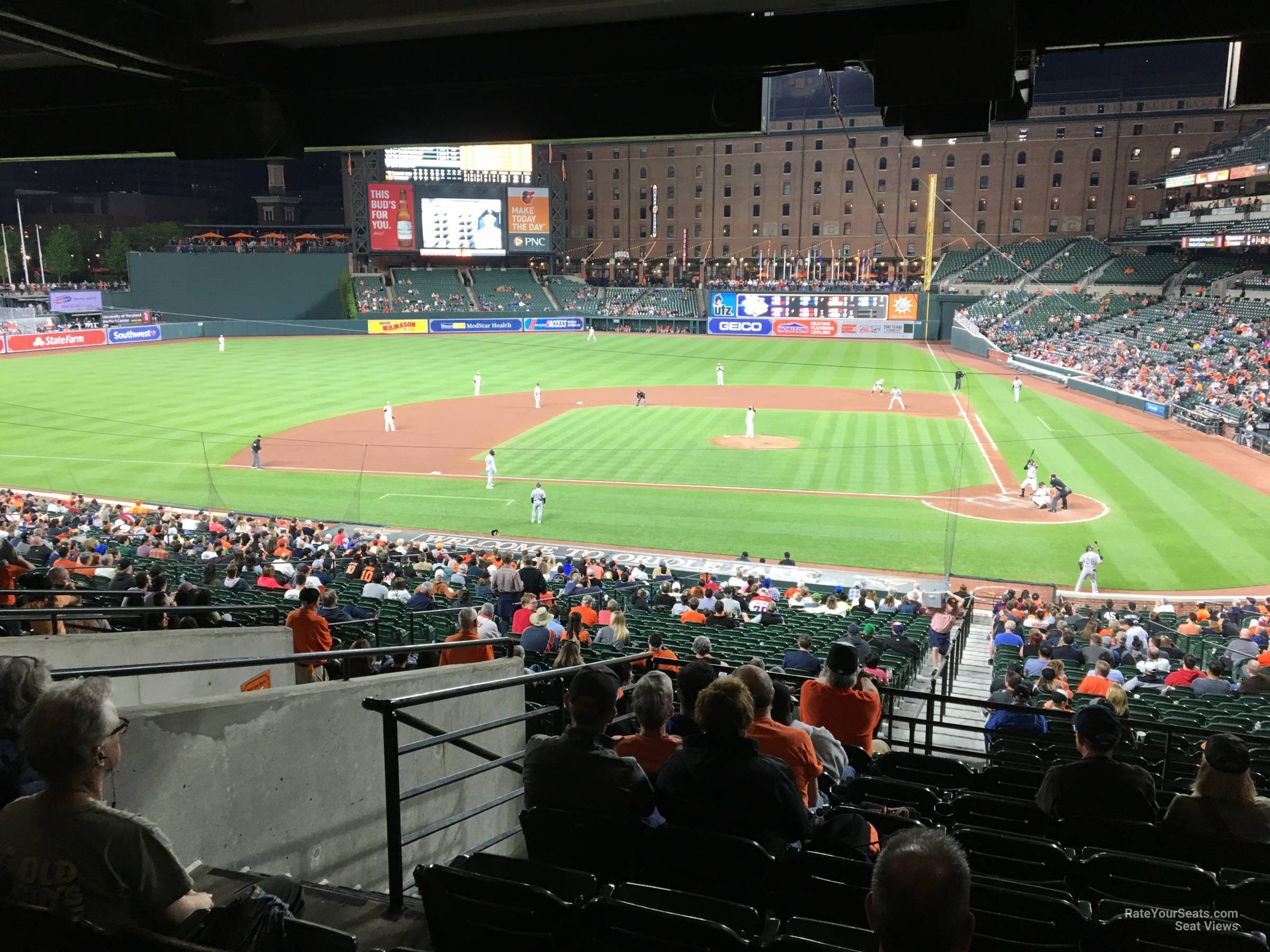 section 47, row 10 seat view  - oriole park