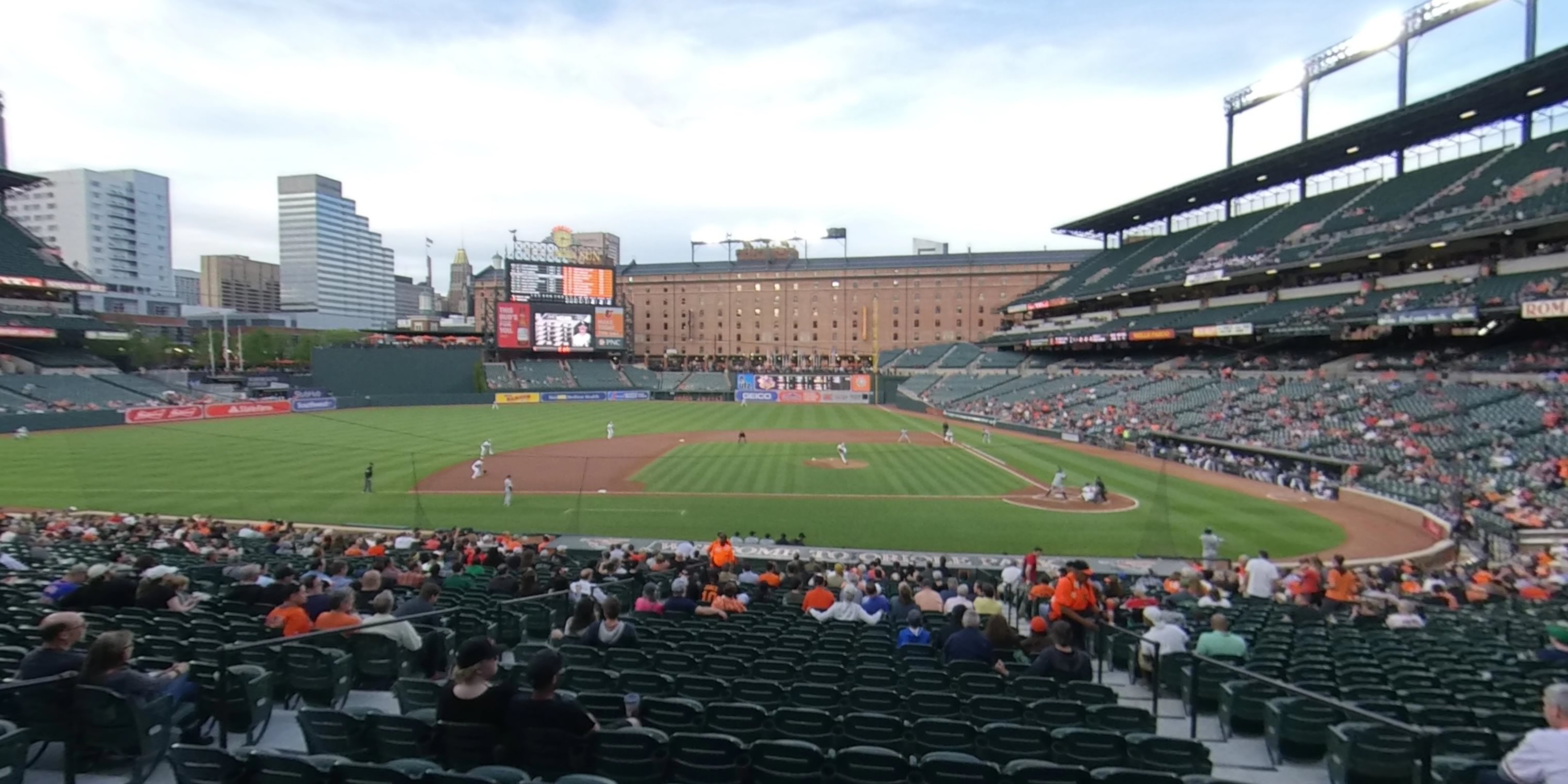 section 48 panoramic seat view  - oriole park