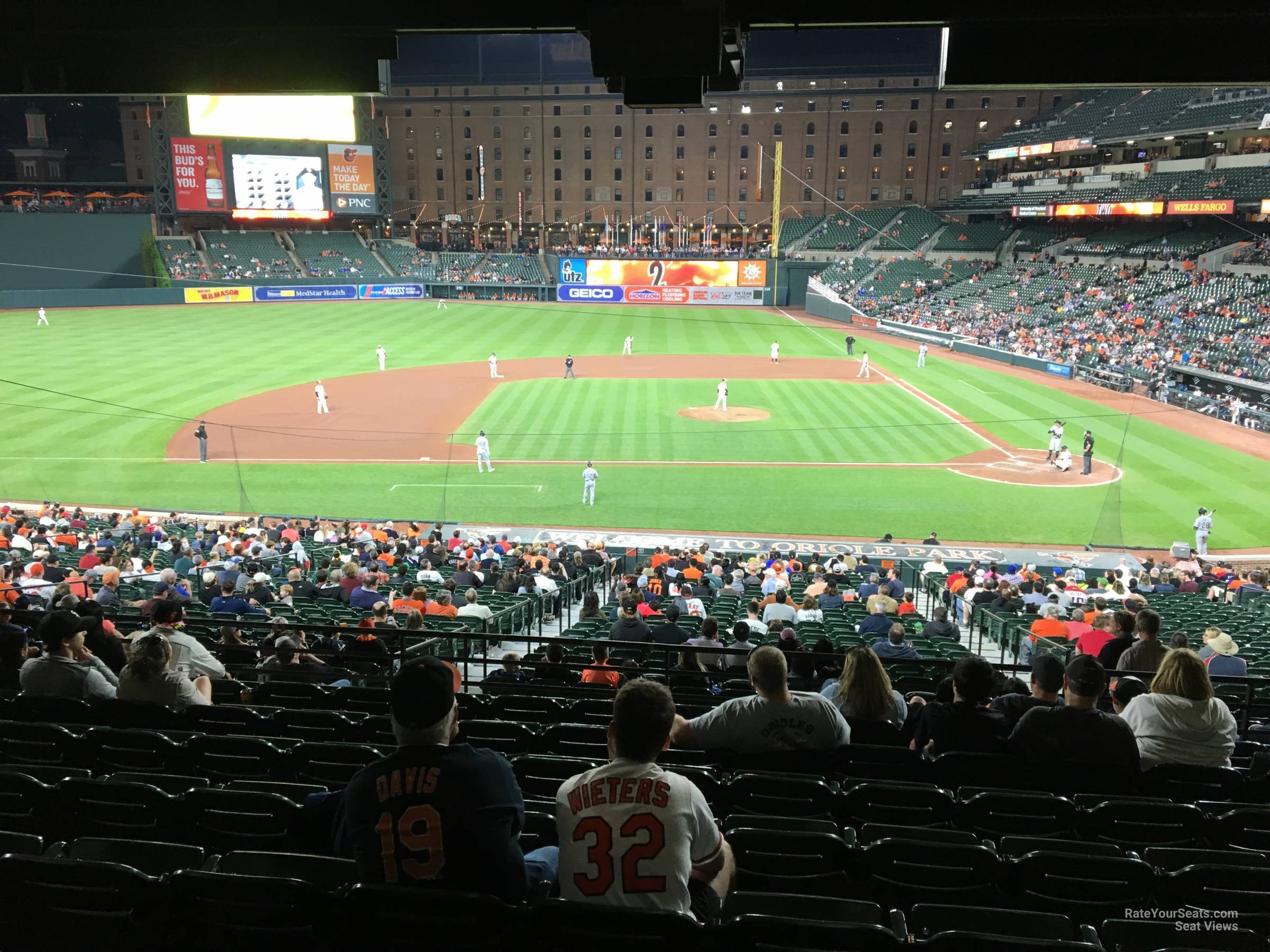 section 49, row 10 seat view  - oriole park