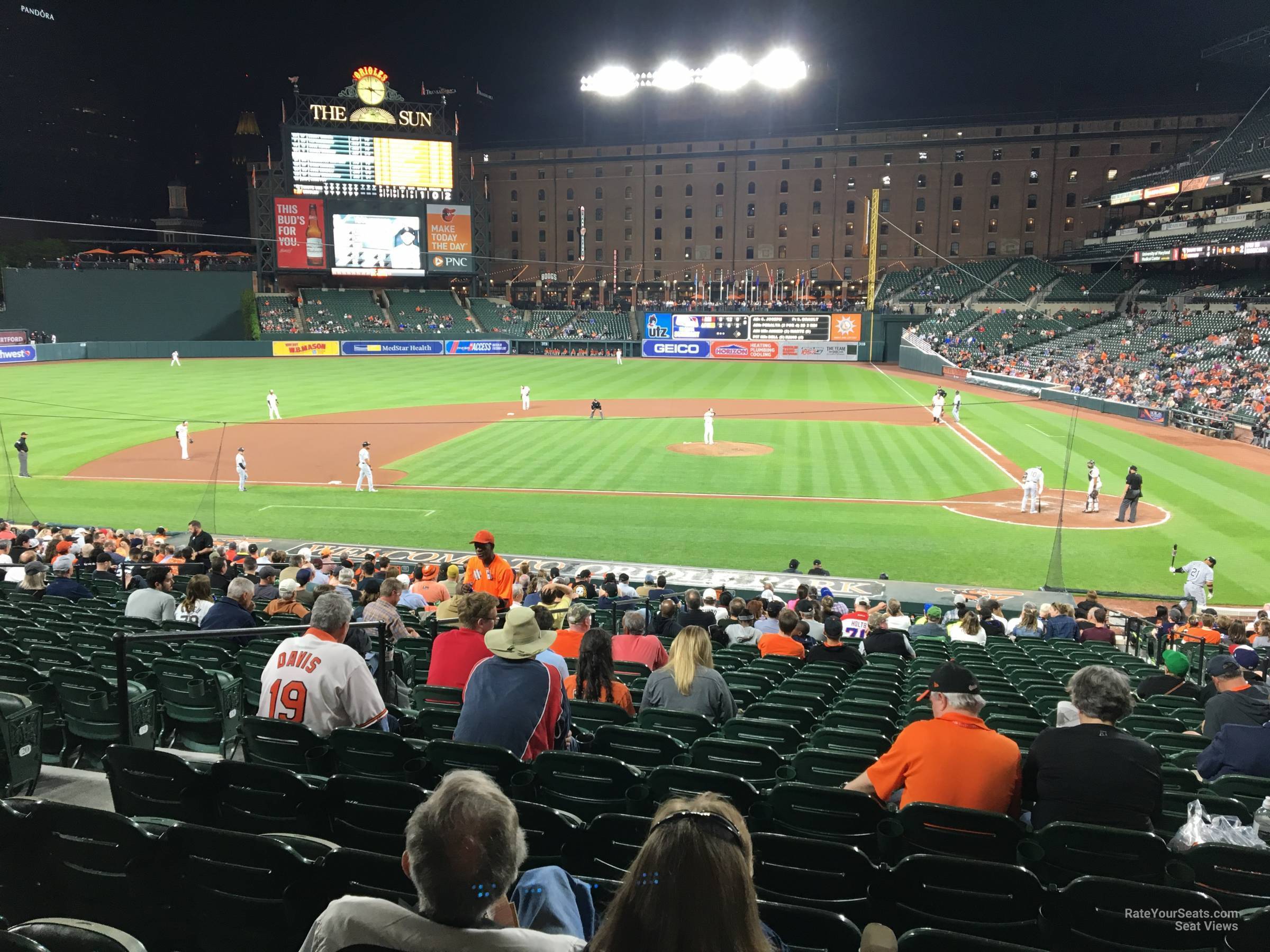 section 50, row 27 seat view  - oriole park