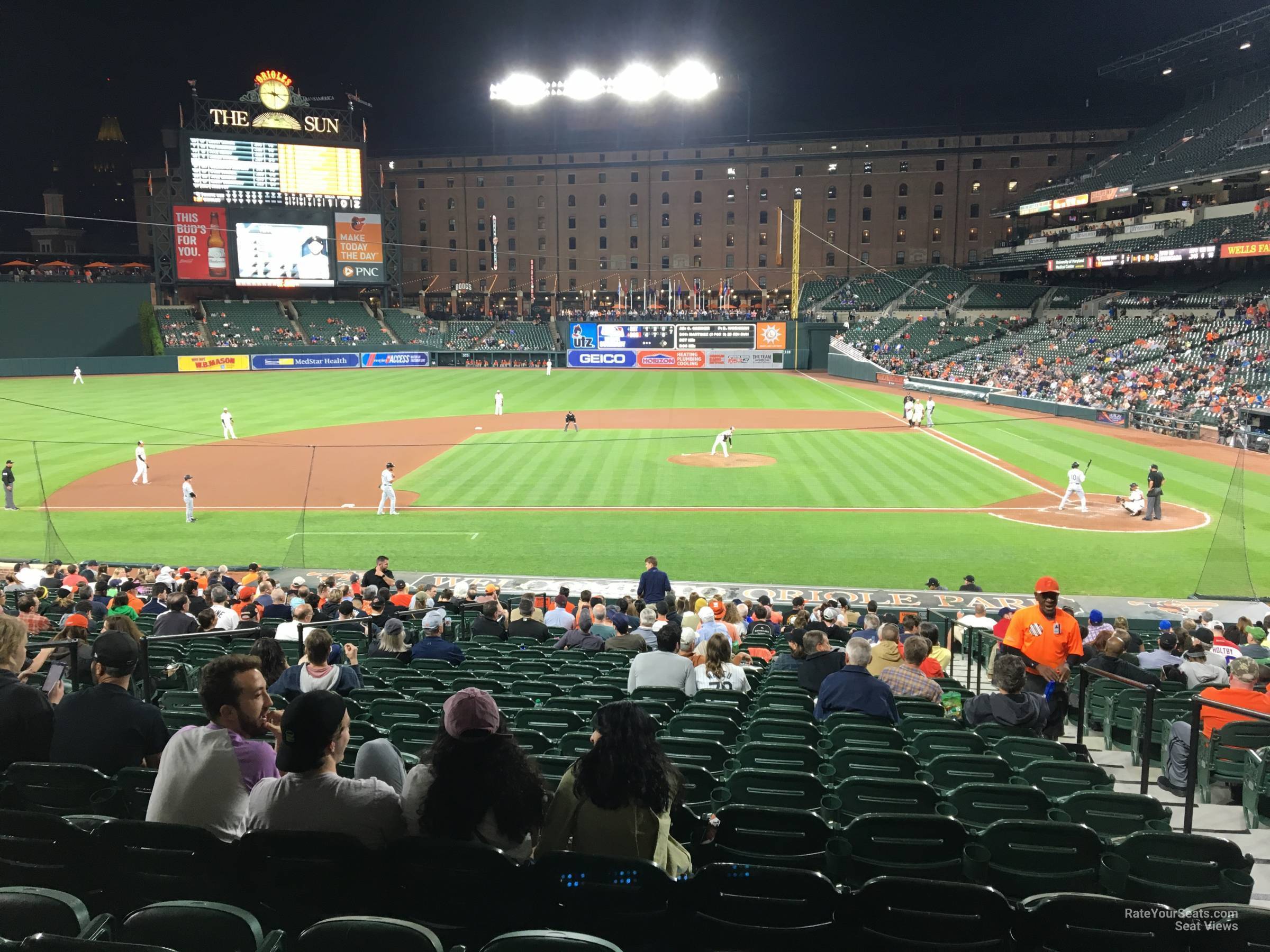 section 52, row 27 seat view  - oriole park