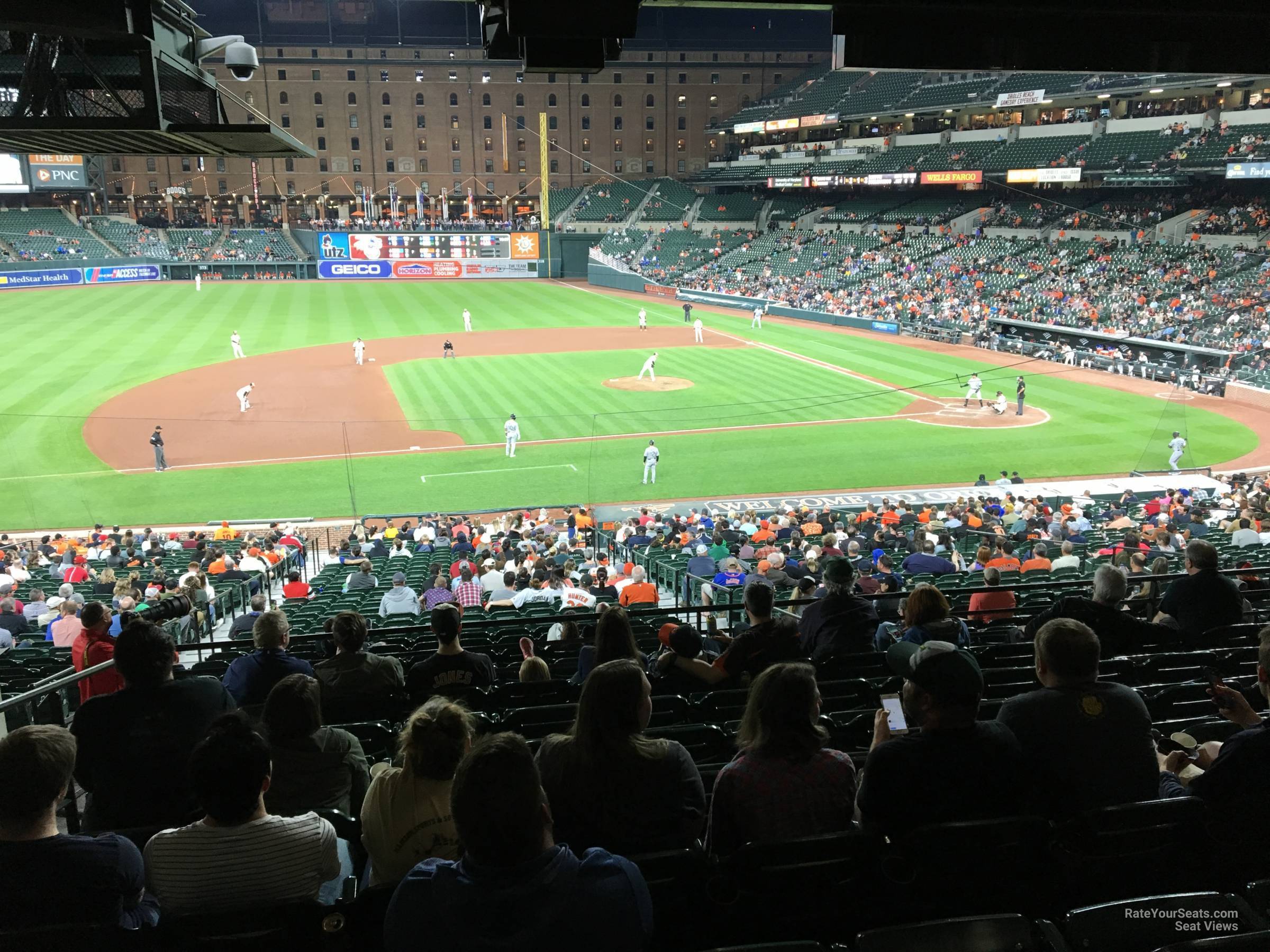 section 53, row 10 seat view  - oriole park