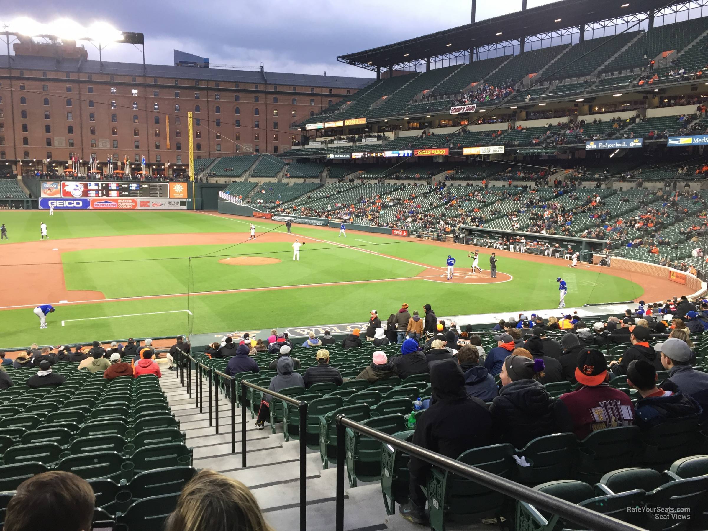 Section 54 at Oriole Park 
