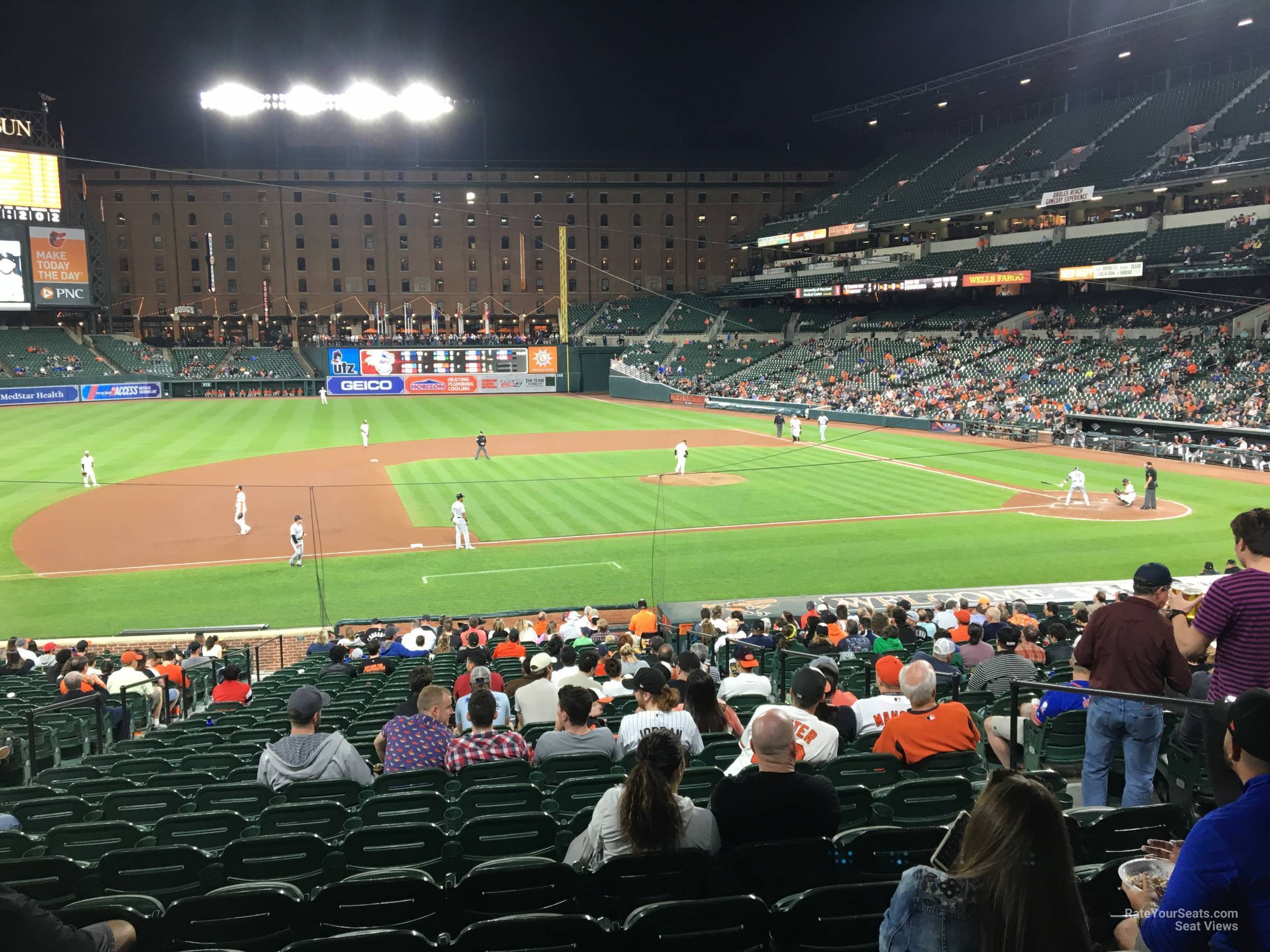 section 56, row 27 seat view  - oriole park