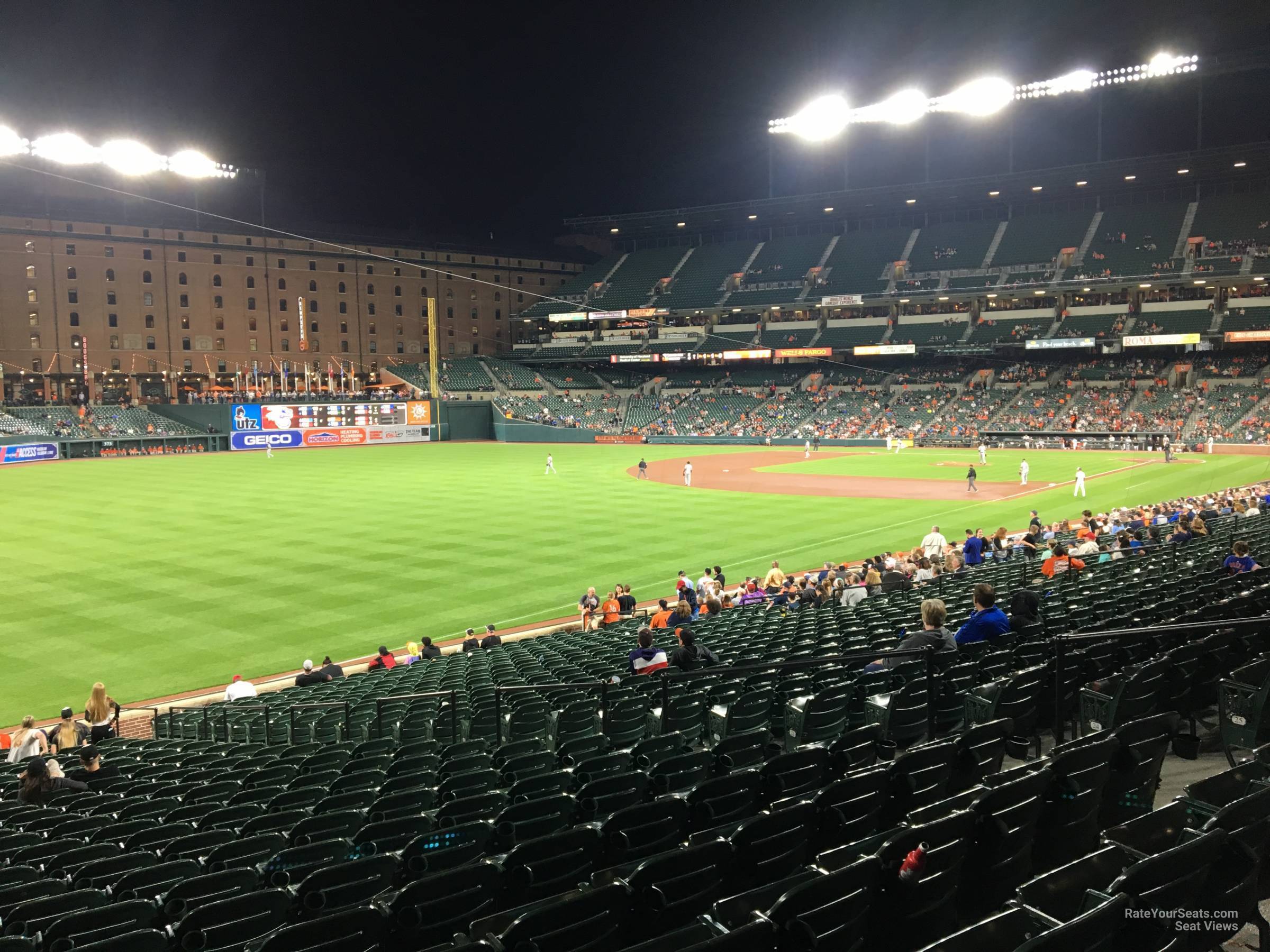 section 70, row 27 seat view  - oriole park