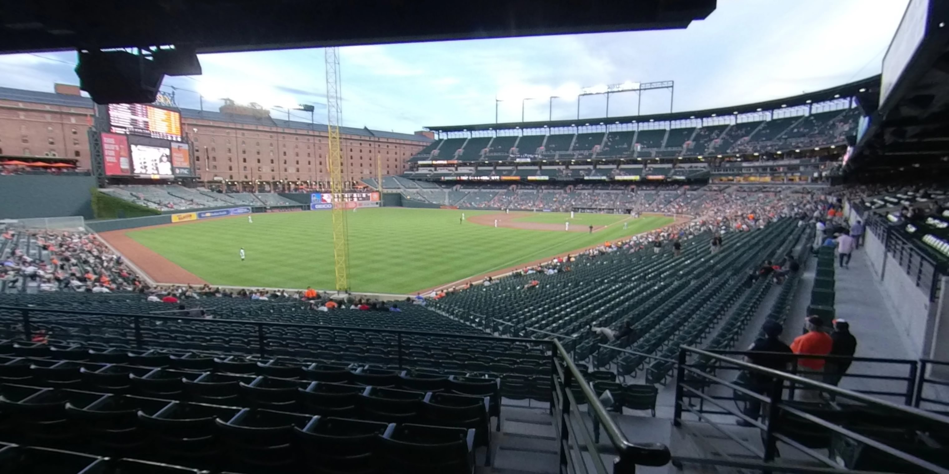 section 73 panoramic seat view  - oriole park