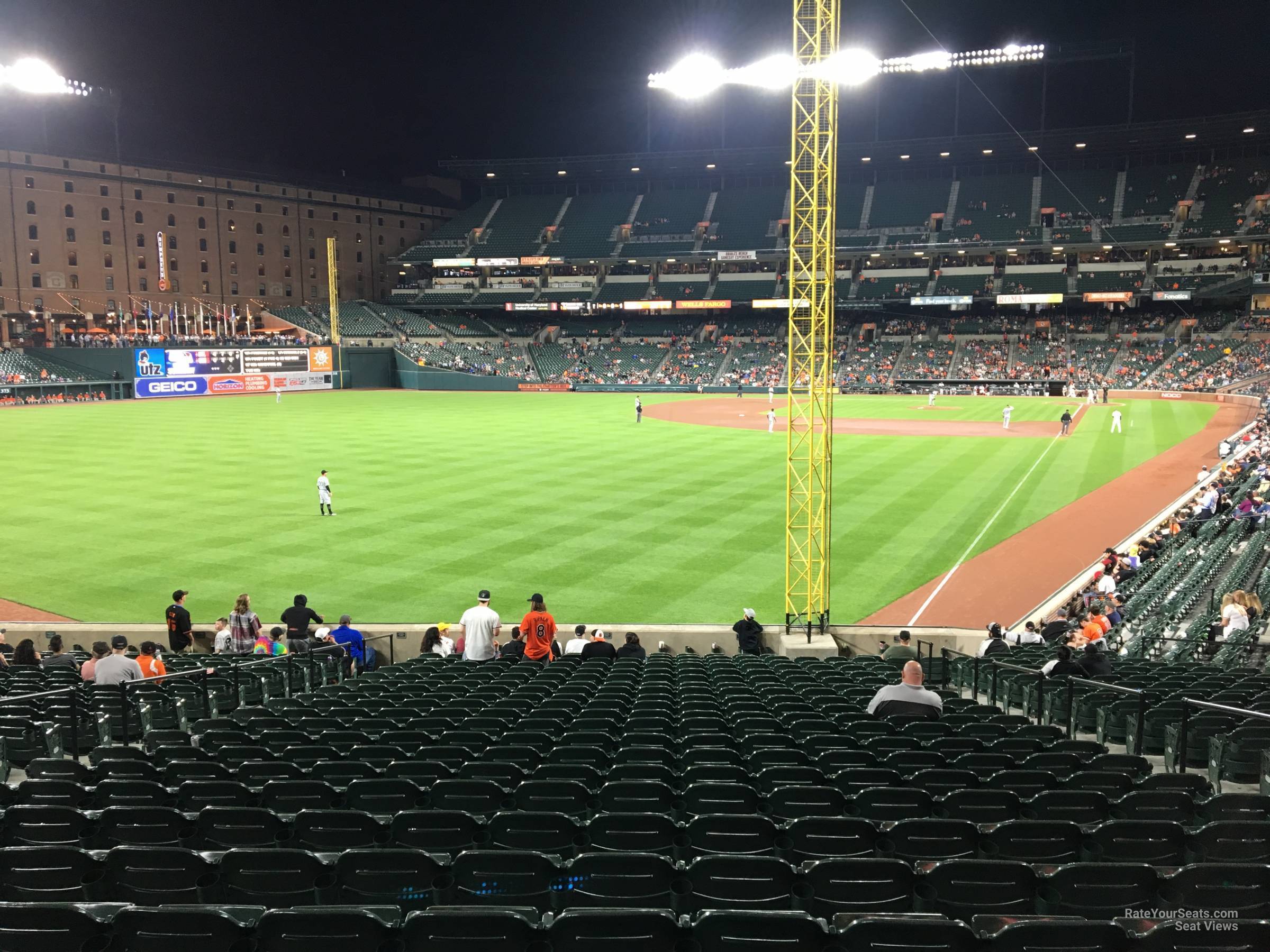 section 74, row 23 seat view  - oriole park