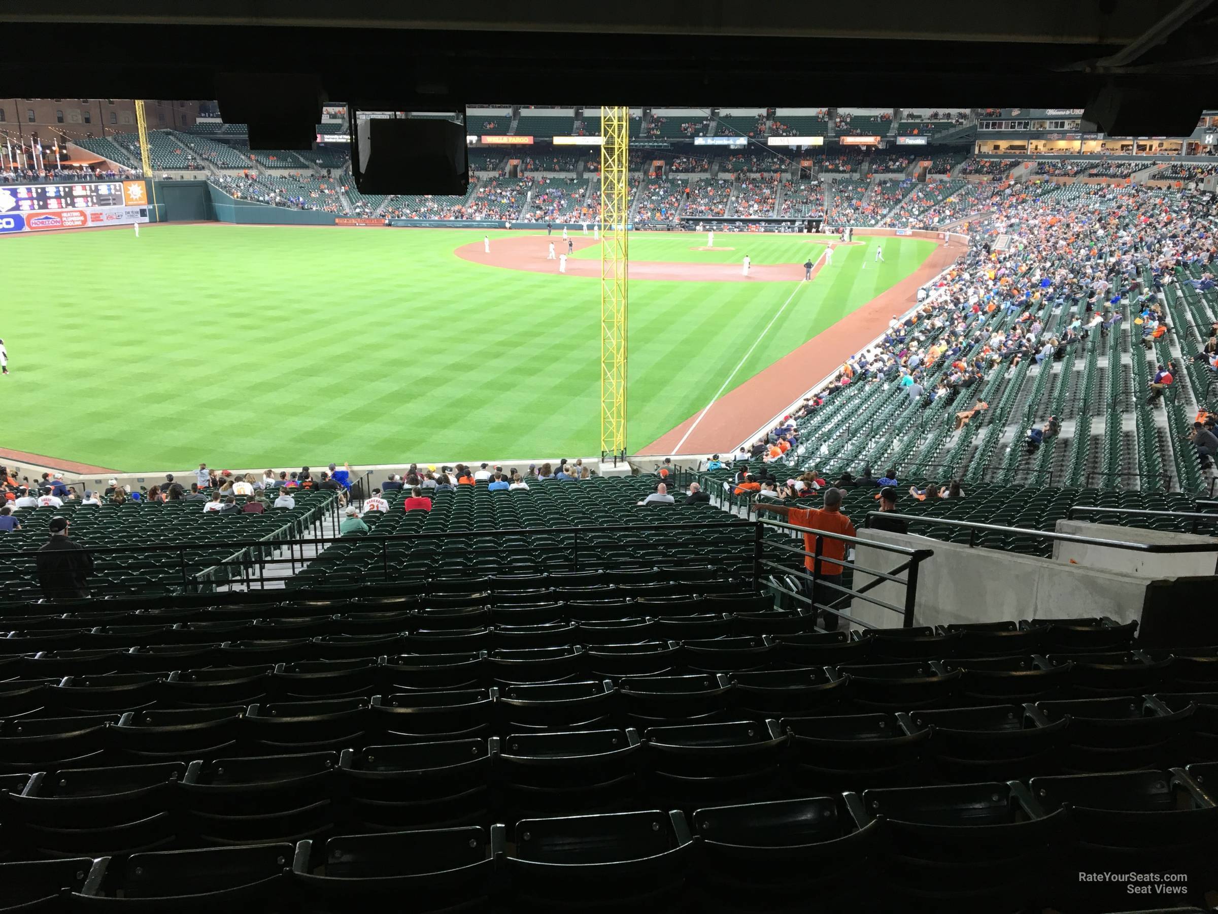 section 77, row 10 seat view  - oriole park