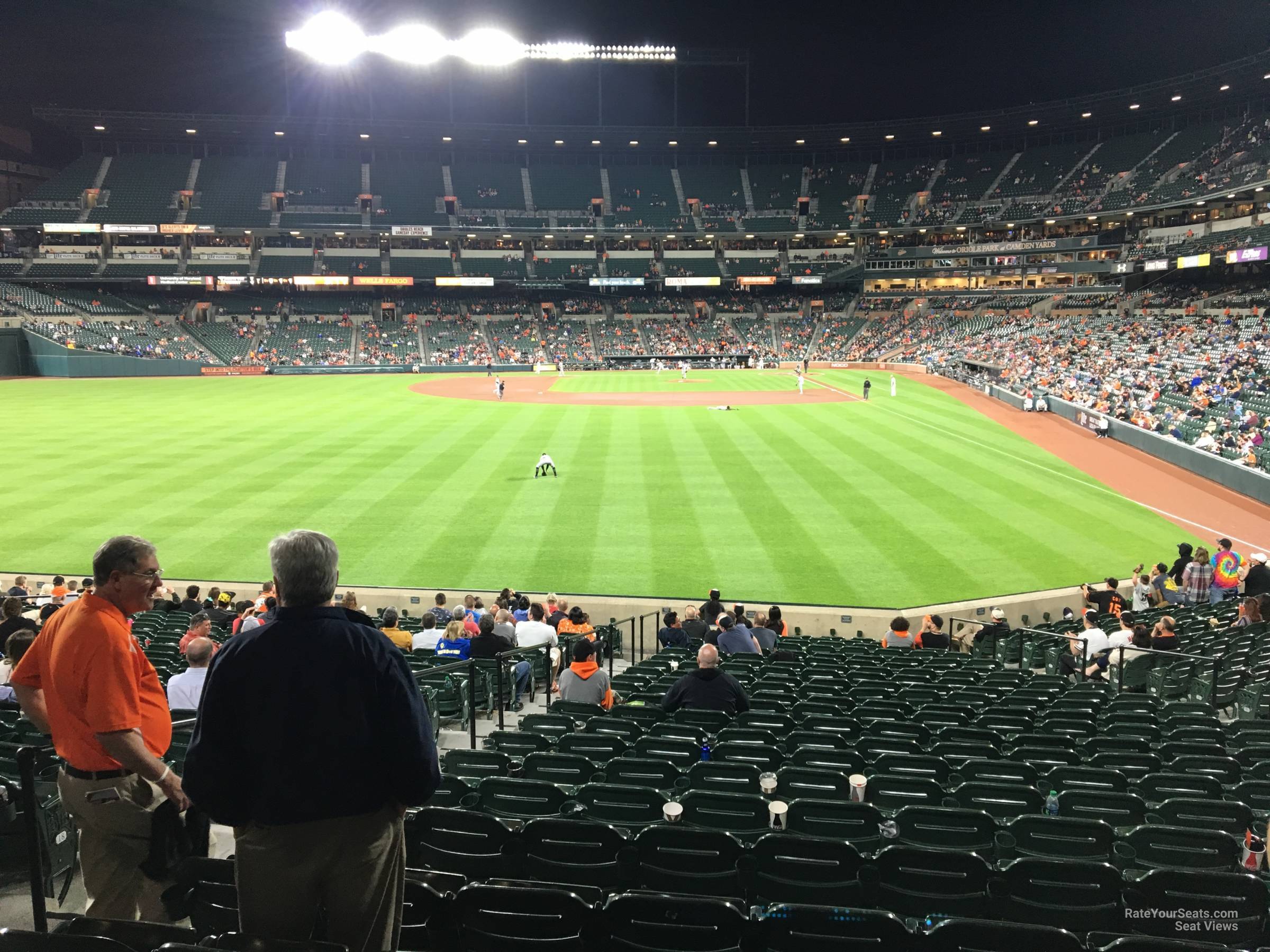 section 78, row 23 seat view  - oriole park