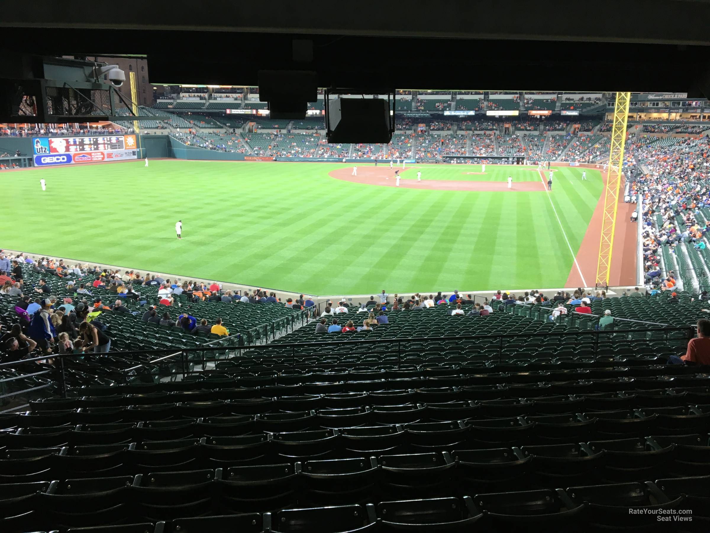 section 79, row 10 seat view  - oriole park