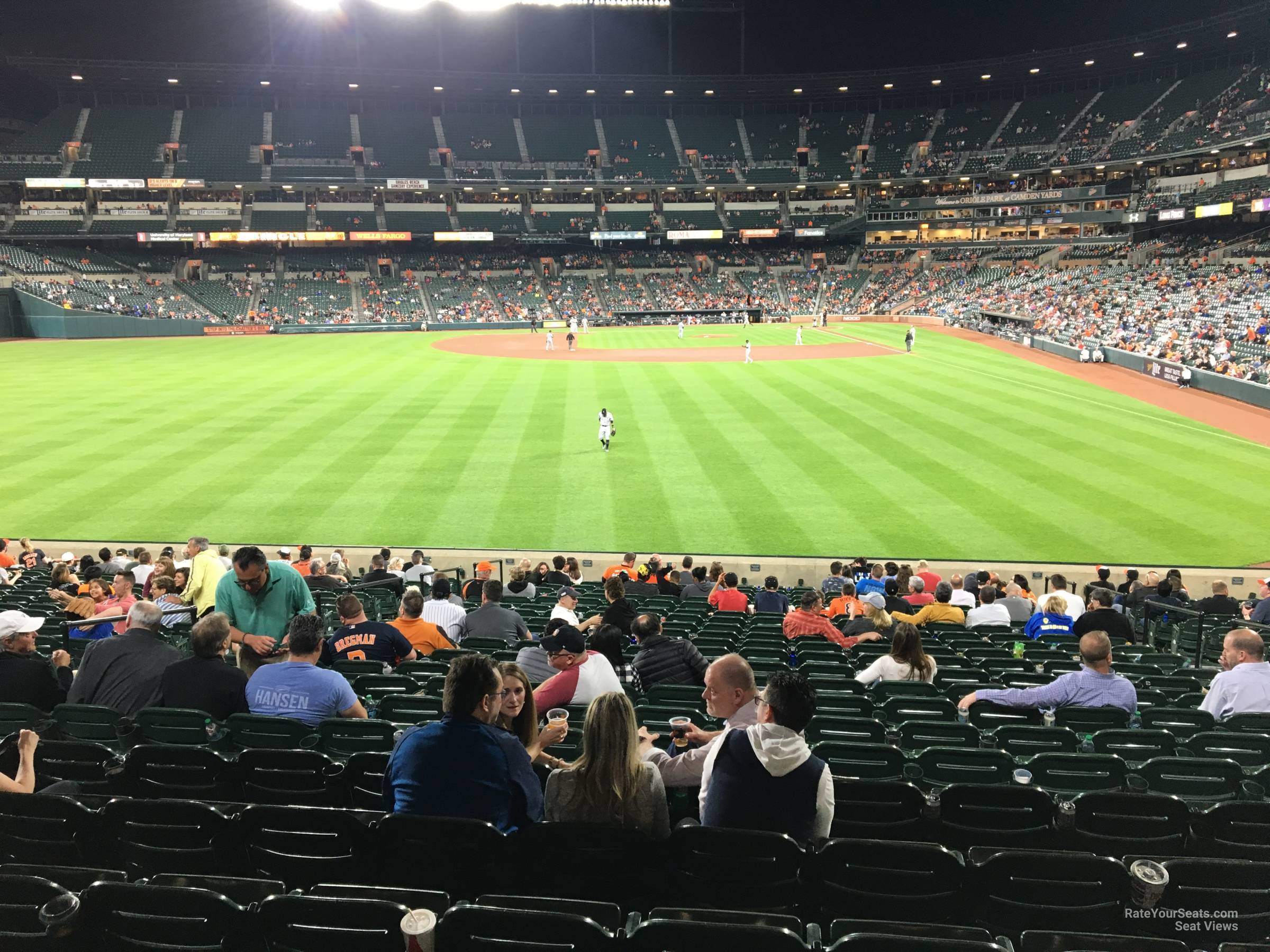 section 80, row 23 seat view  - oriole park