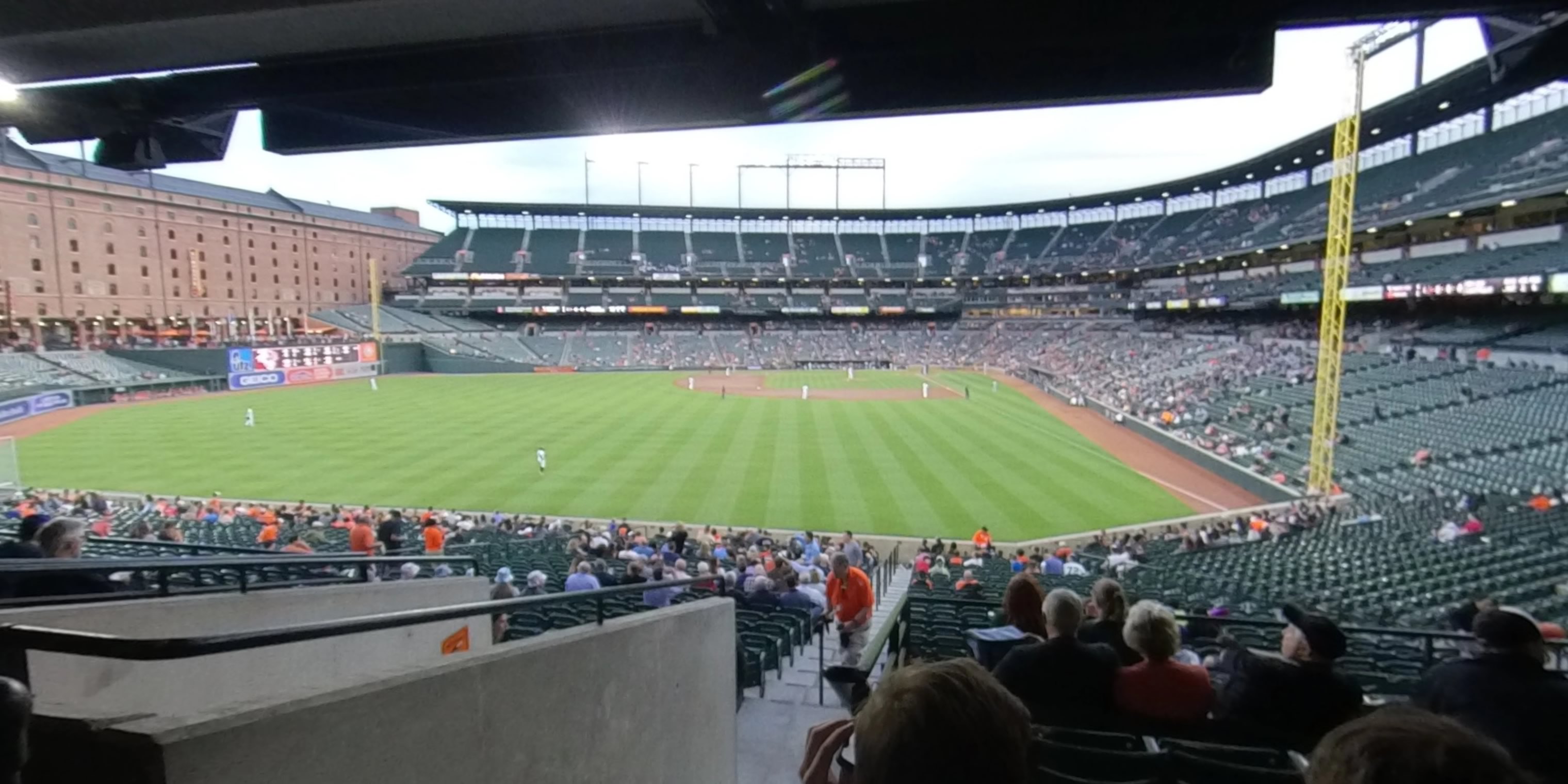 section 81 panoramic seat view  - oriole park