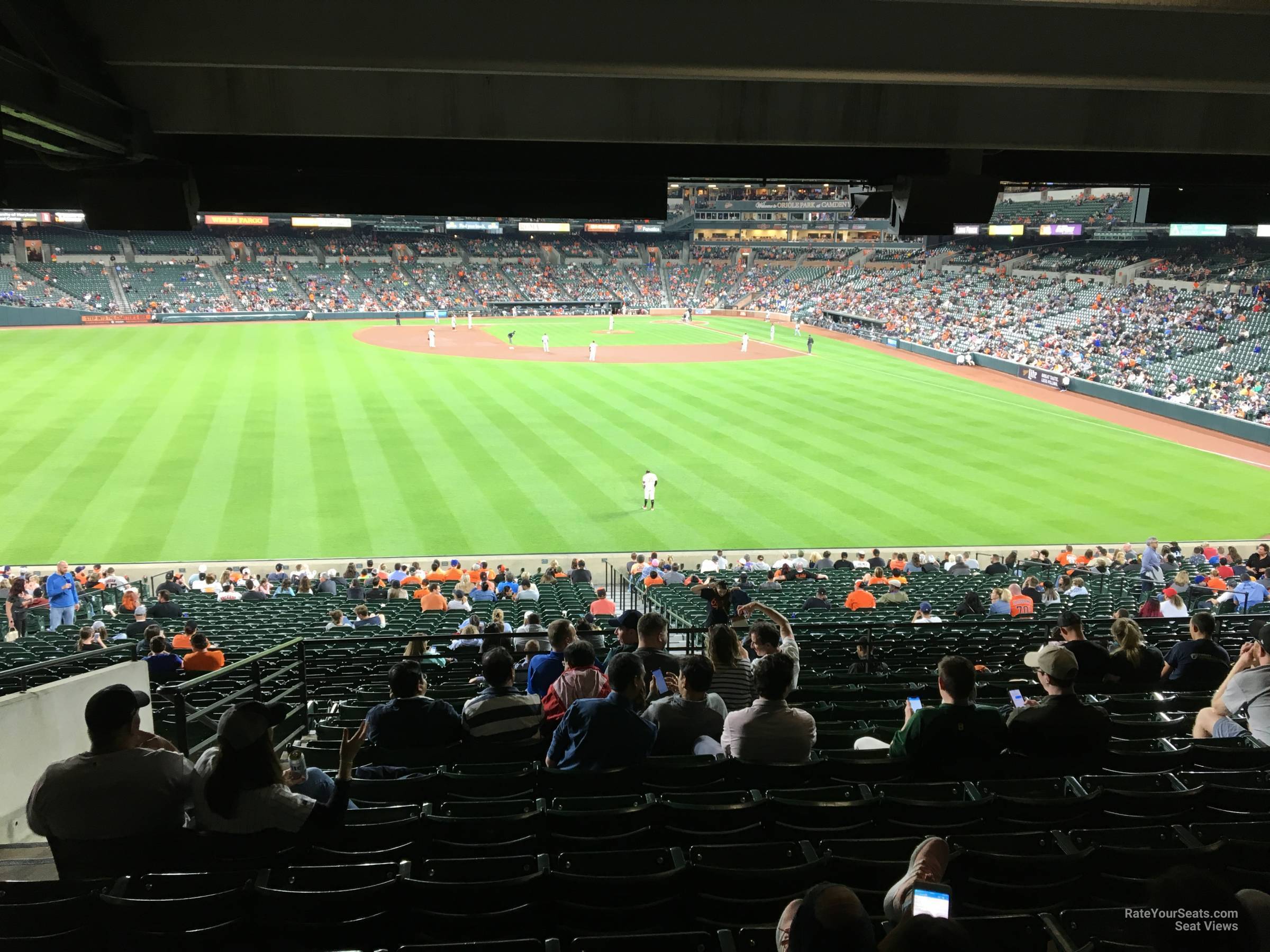 section 85, row 10 seat view  - oriole park