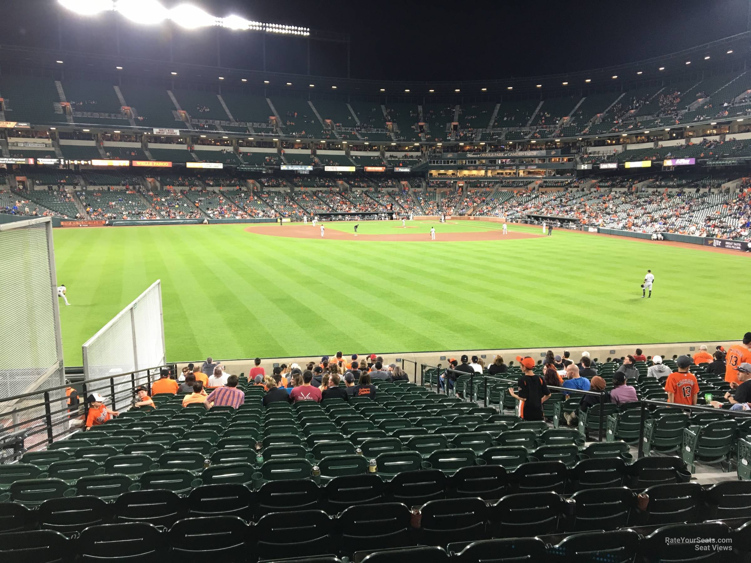 section 86, row 23 seat view  - oriole park