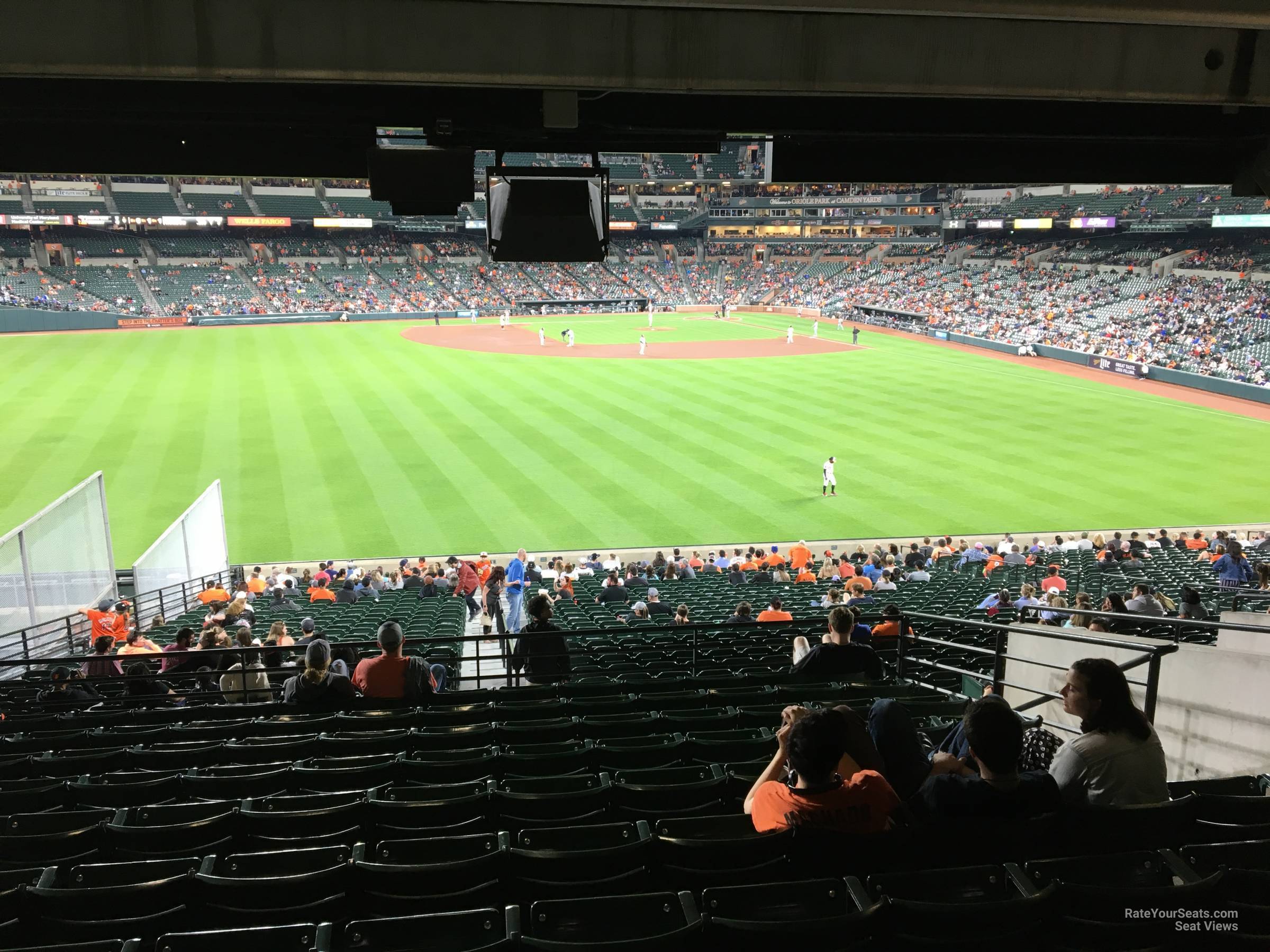 section 87, row 10 seat view  - oriole park
