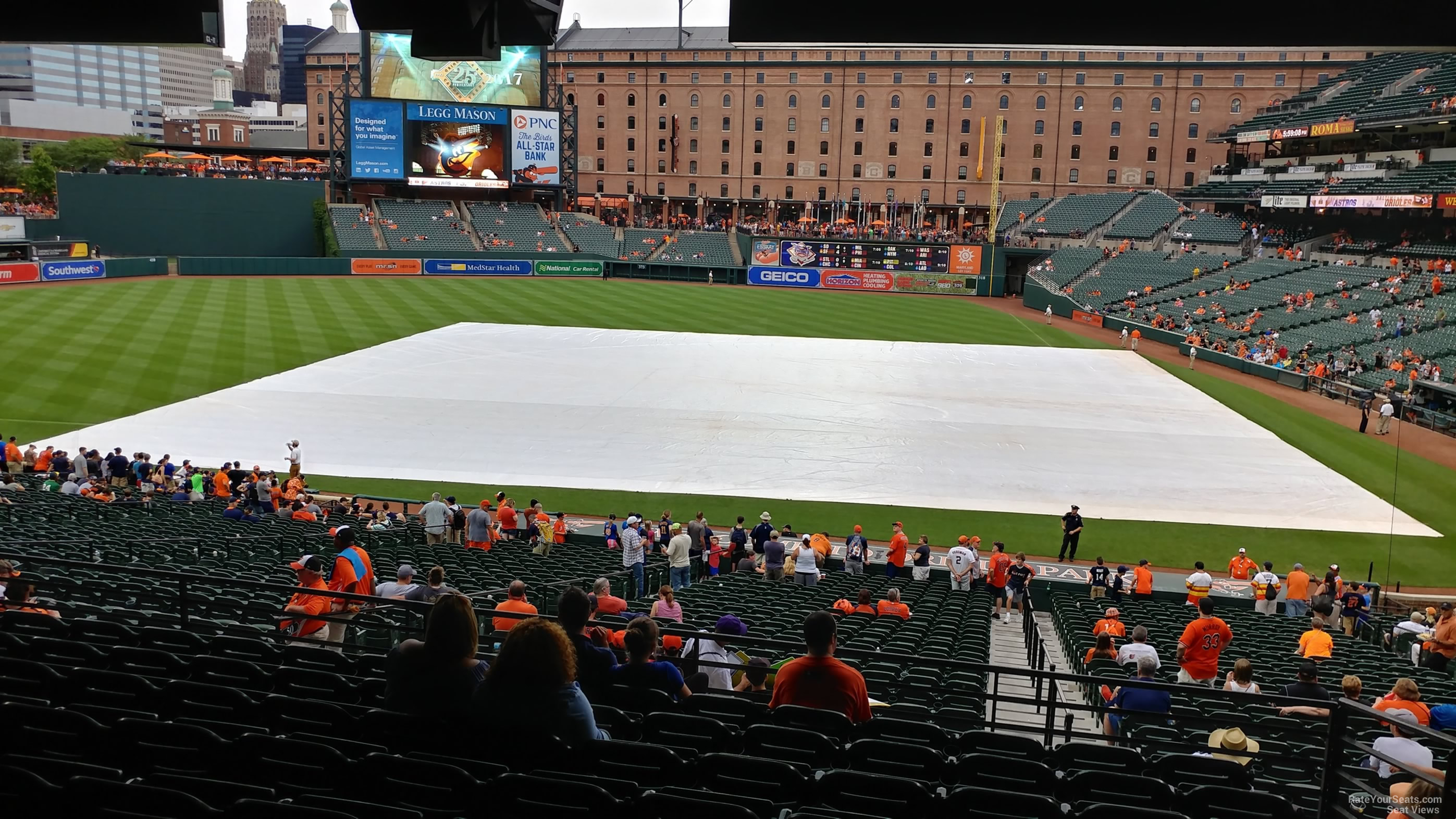 Section 49 at Oriole Park 