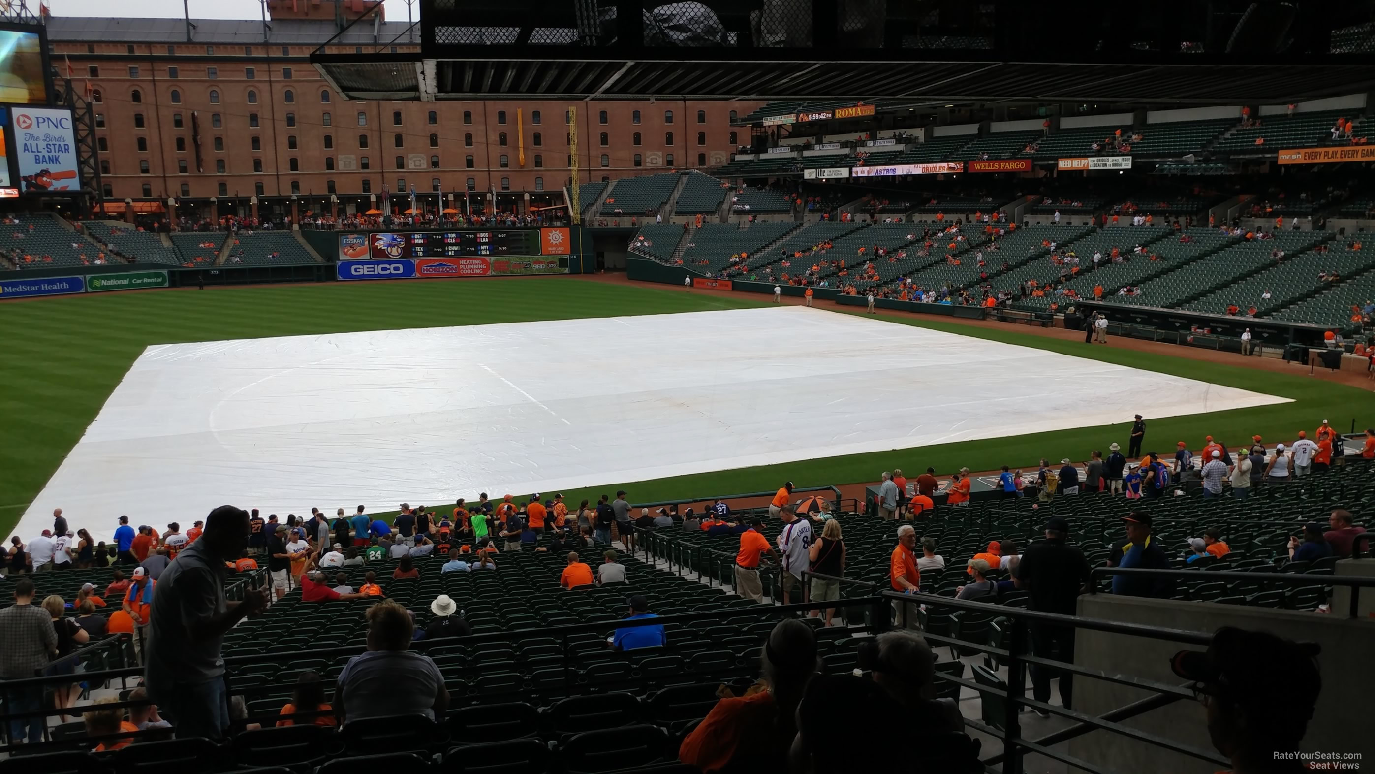 Section 55 at Oriole Park 