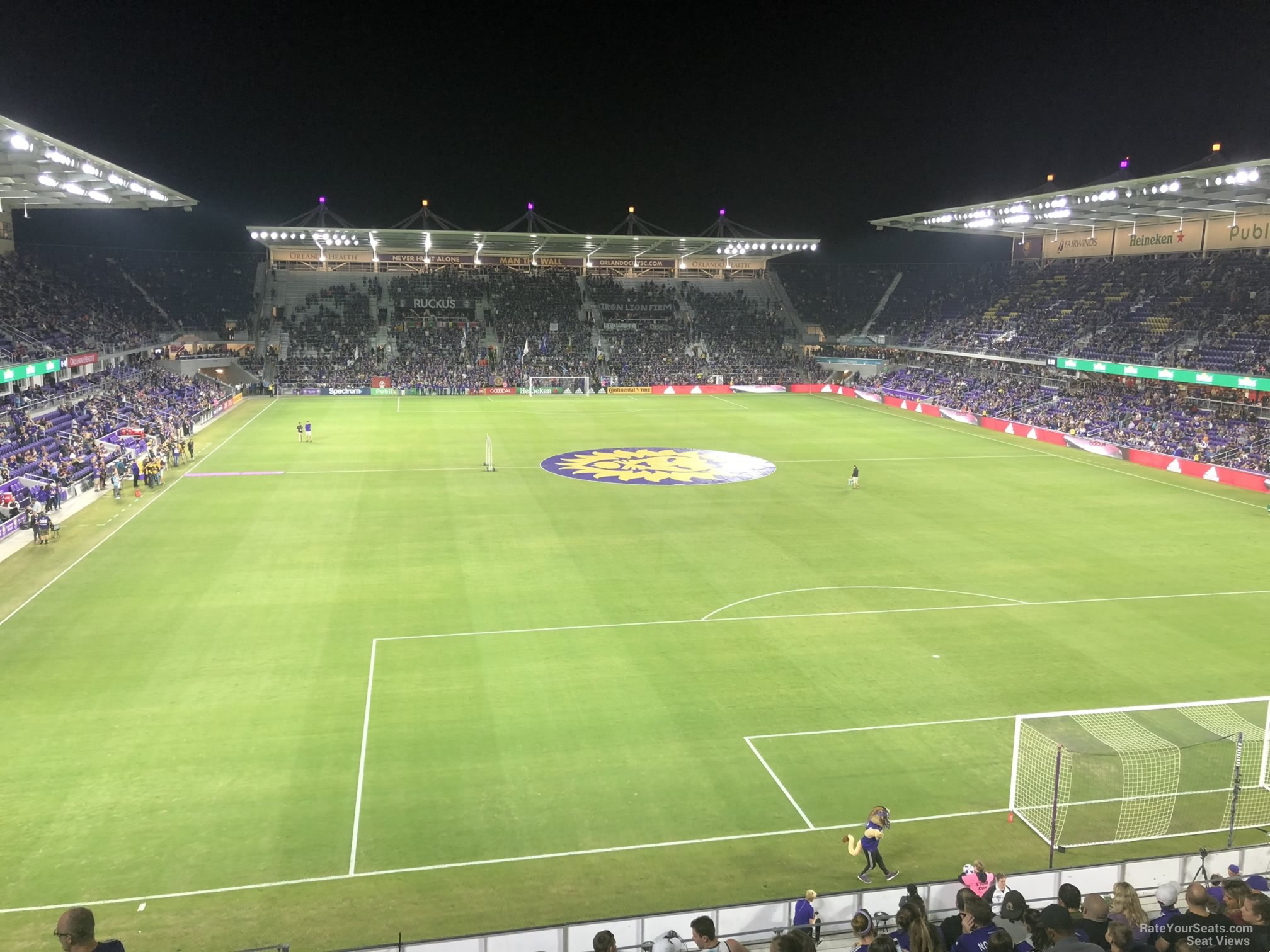 section 107 seat view  for soccer - exploria stadium