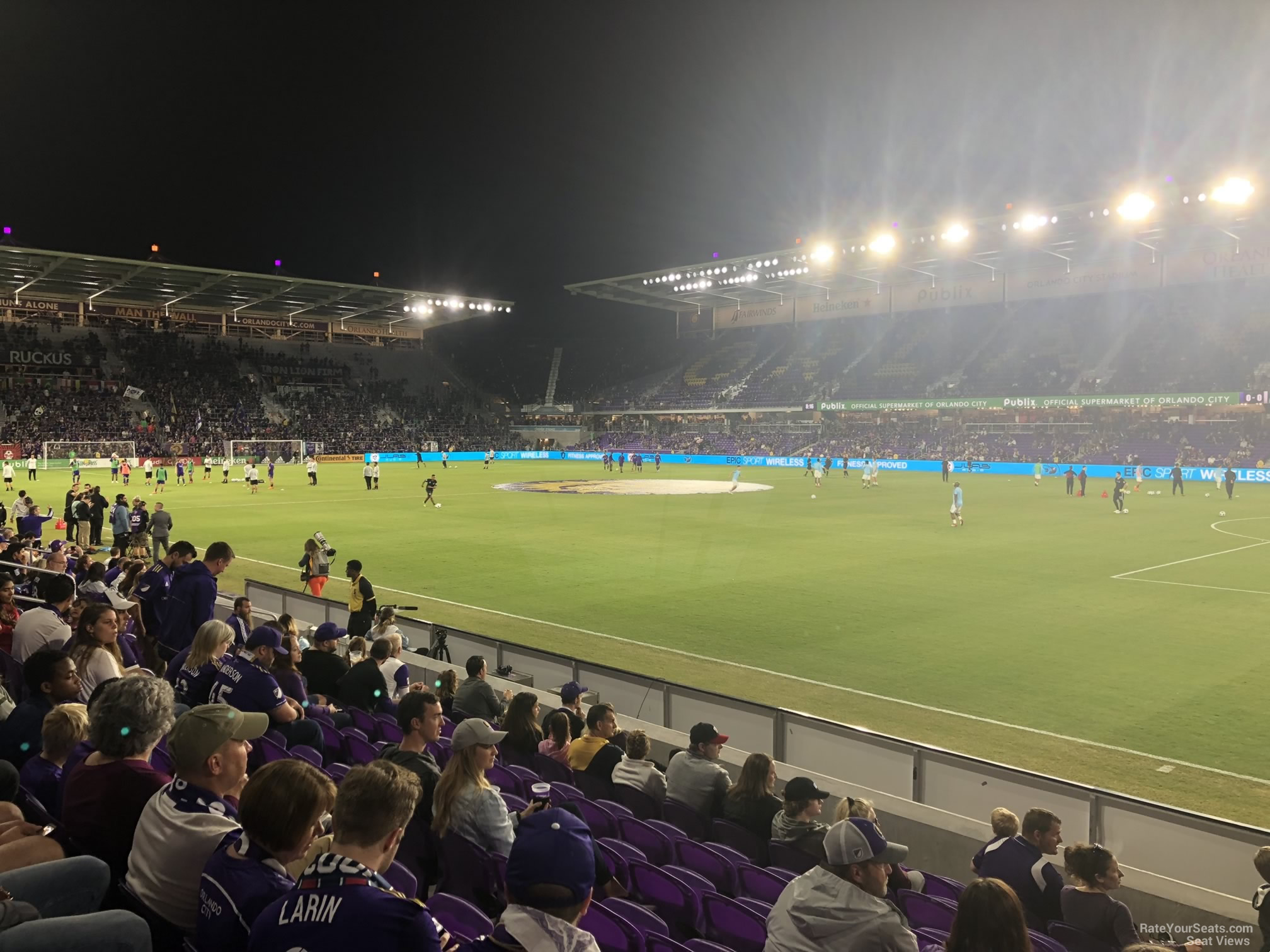 section 11, row j seat view  for soccer - exploria stadium