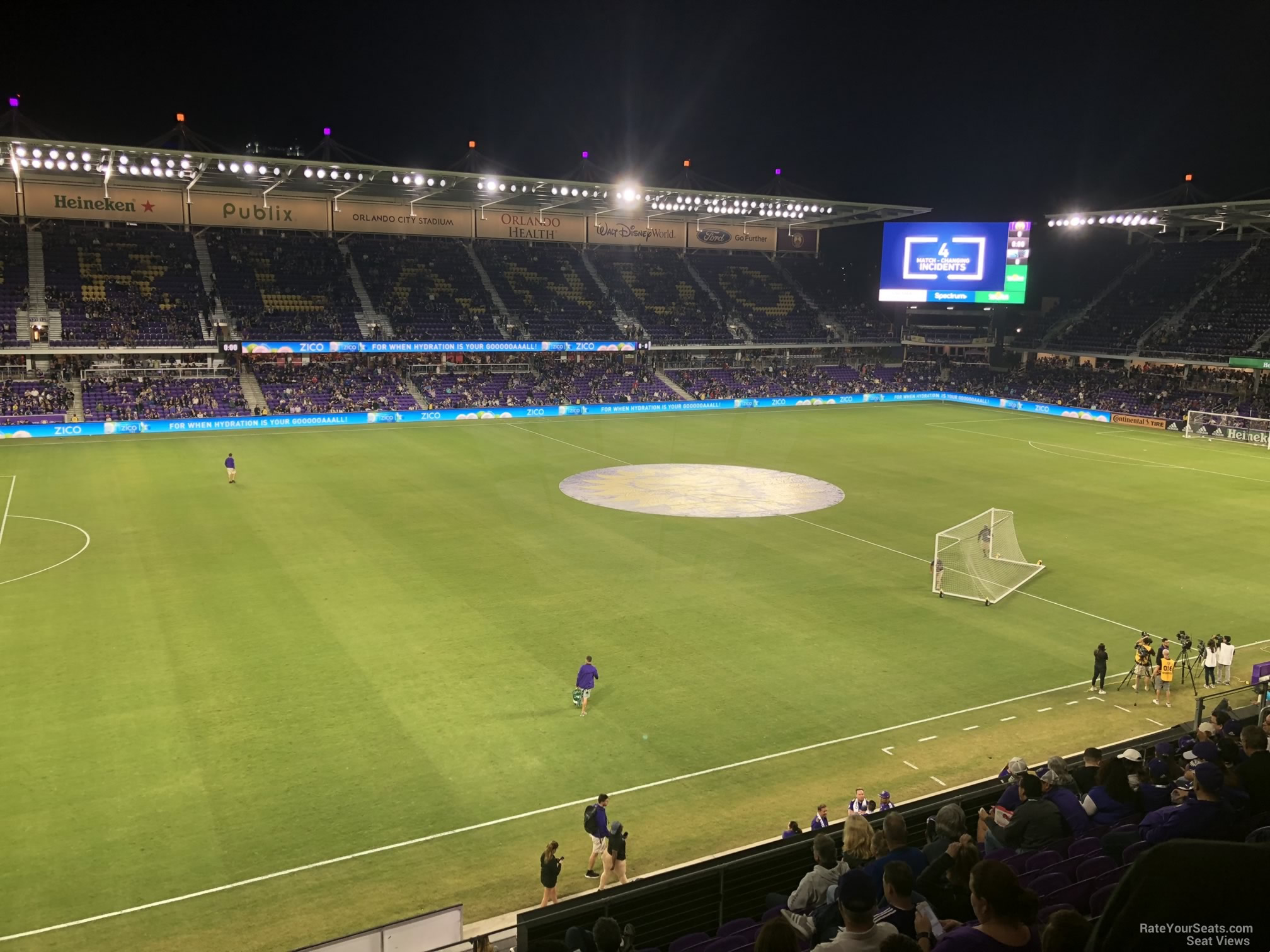 section 118, row k seat view  for soccer - exploria stadium