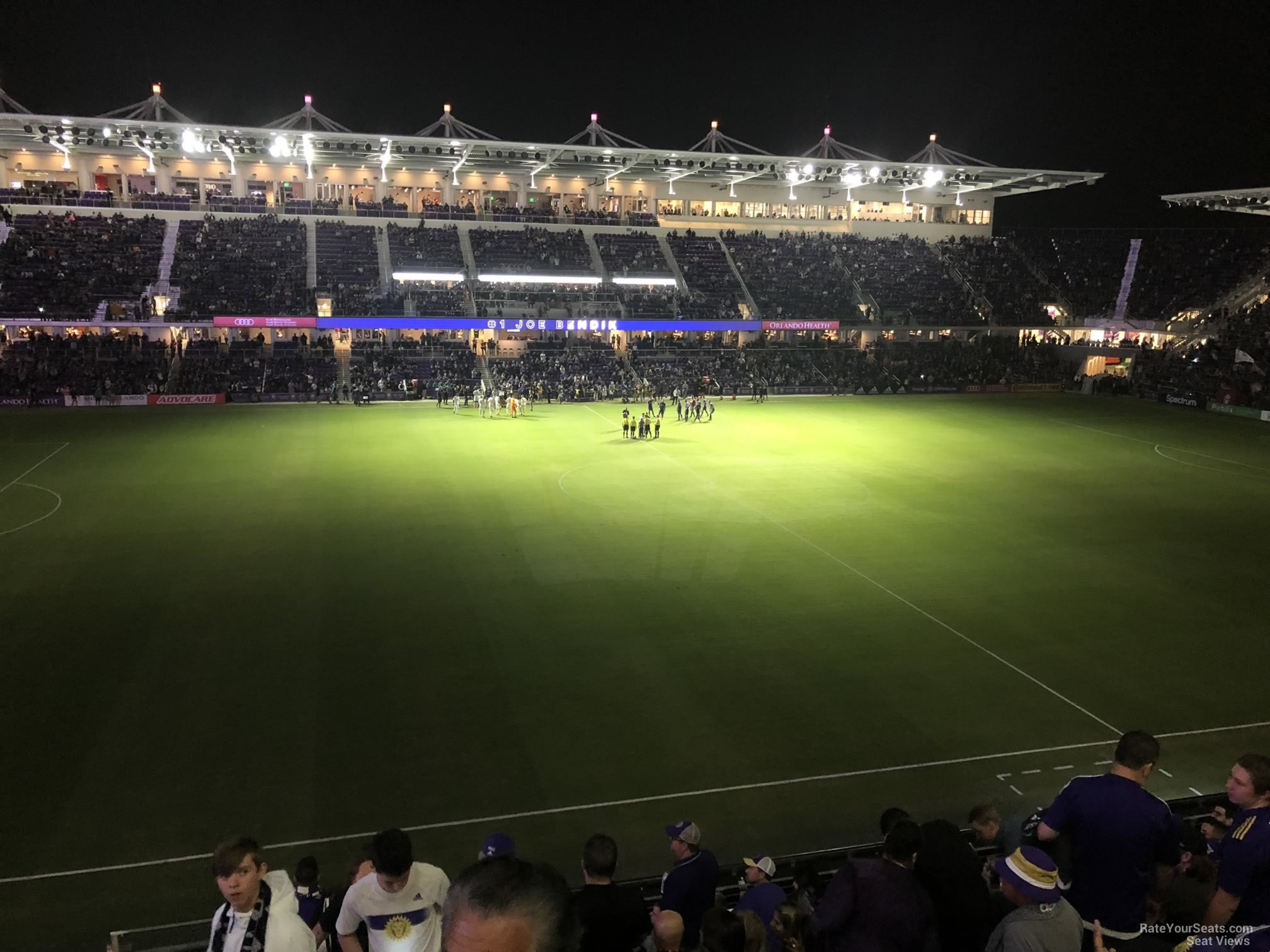 section 135, row k seat view  for soccer - exploria stadium