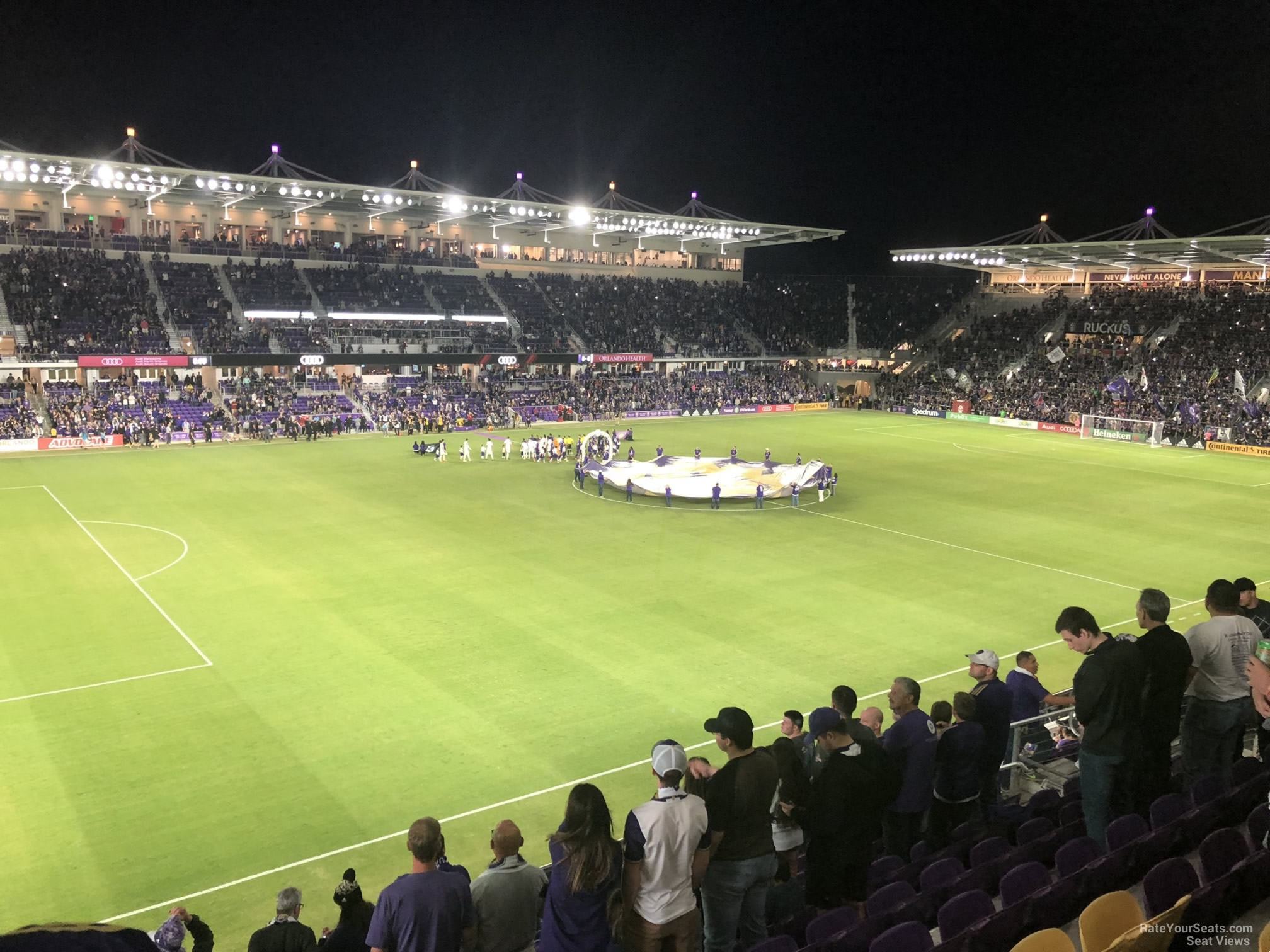 section 137, row k seat view  for soccer - exploria stadium