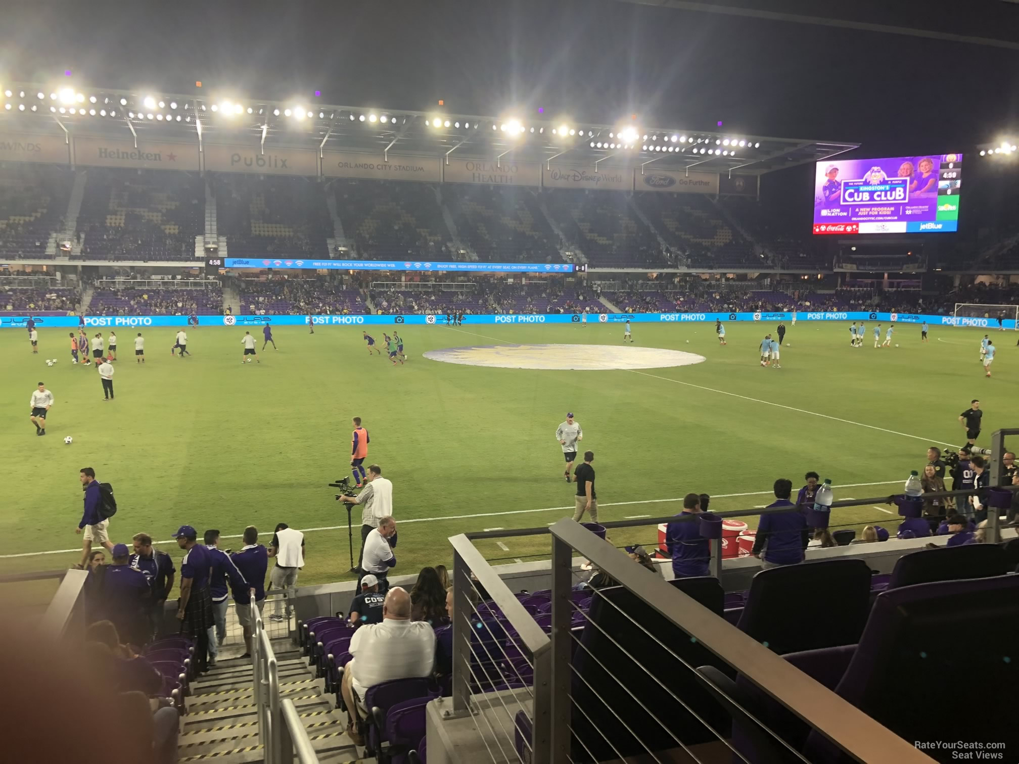 section 17, row j seat view  for soccer - exploria stadium