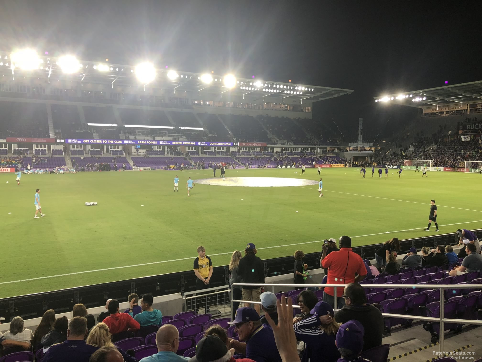 section 36, row p seat view  for soccer - exploria stadium