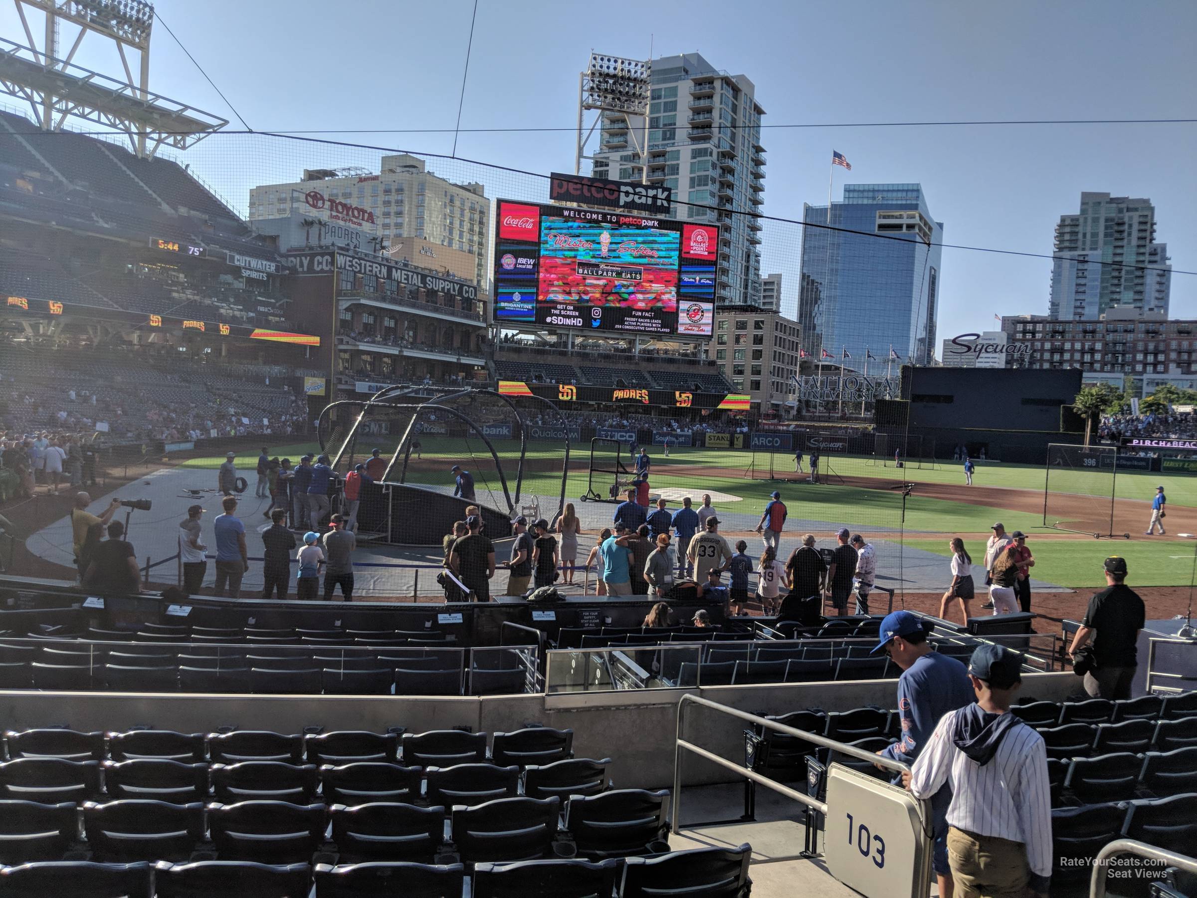 Section 103 at PETCO Park 