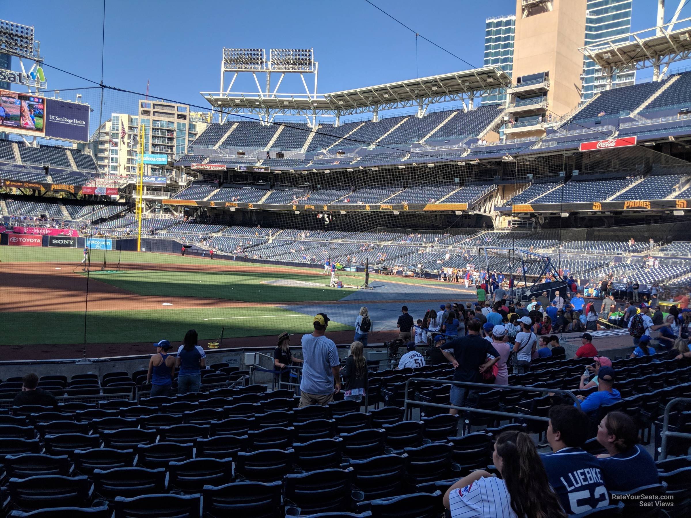 section 112, row 16 seat view  for baseball - petco park