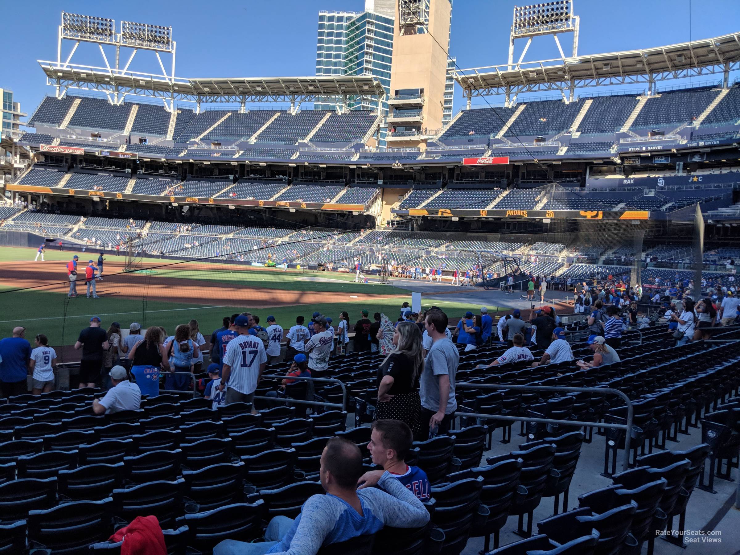 section 116, row 16 seat view  for baseball - petco park