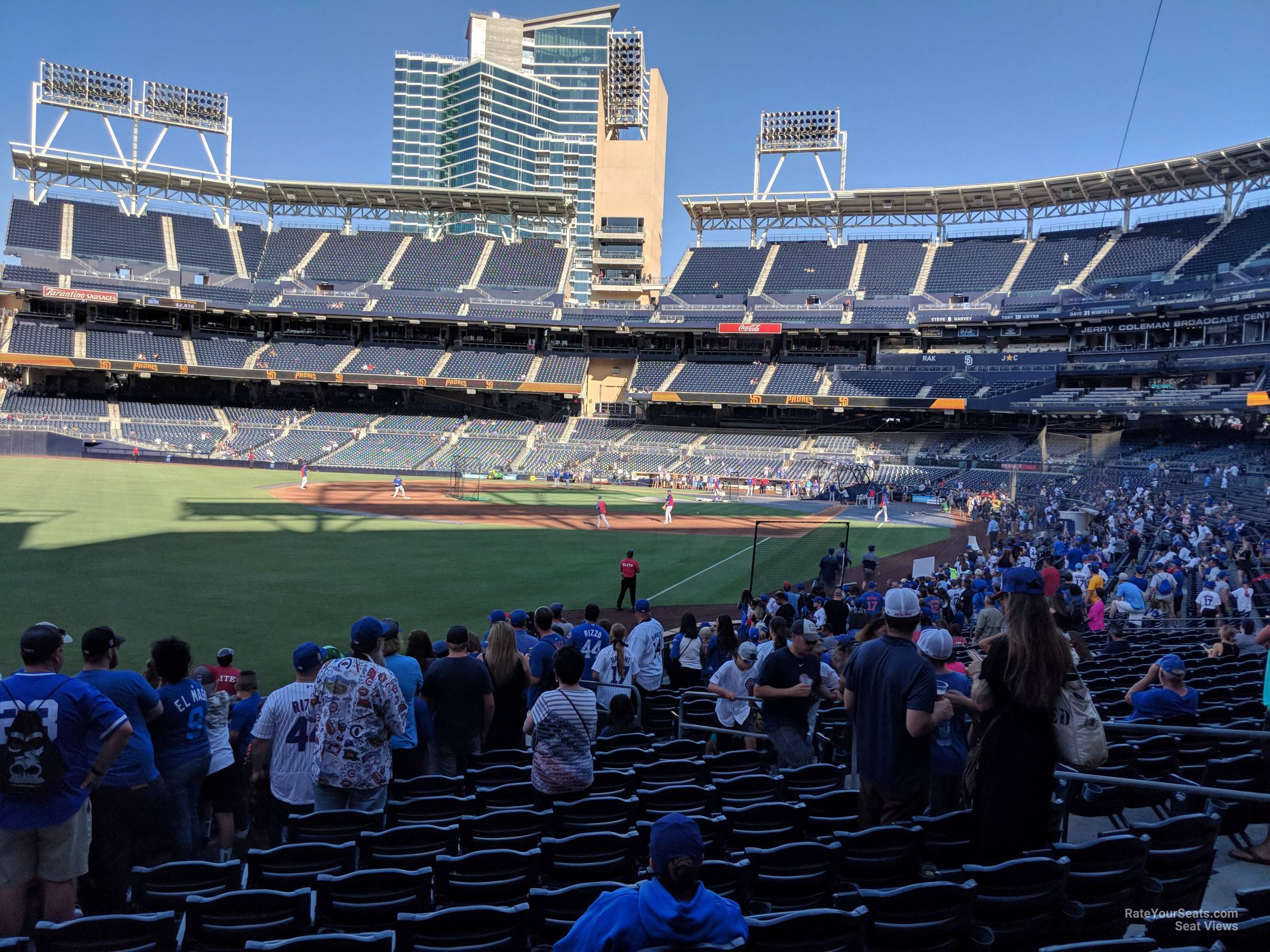 section 124, row 25 seat view  for baseball - petco park