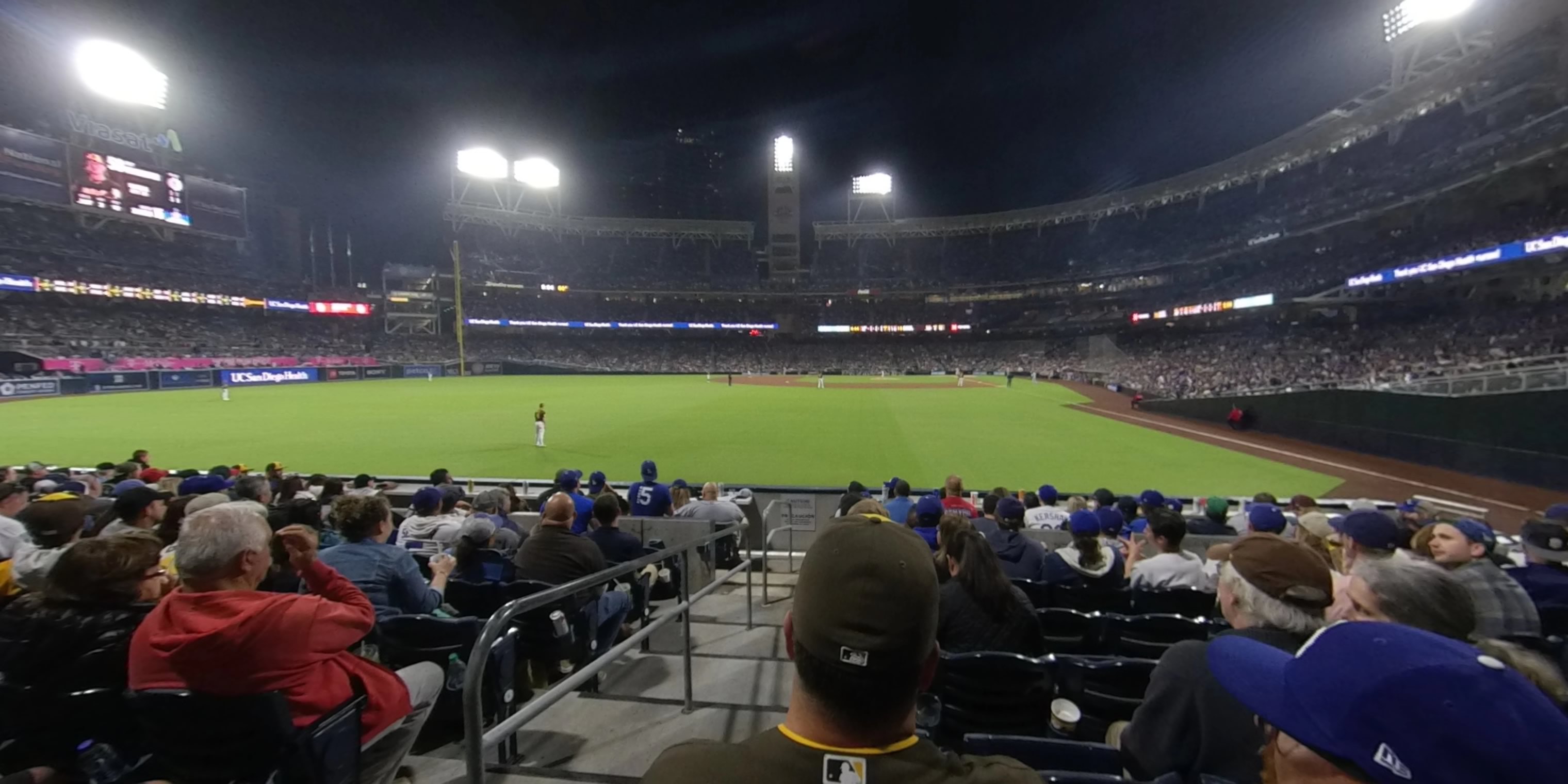 section 126 panoramic seat view  for baseball - petco park