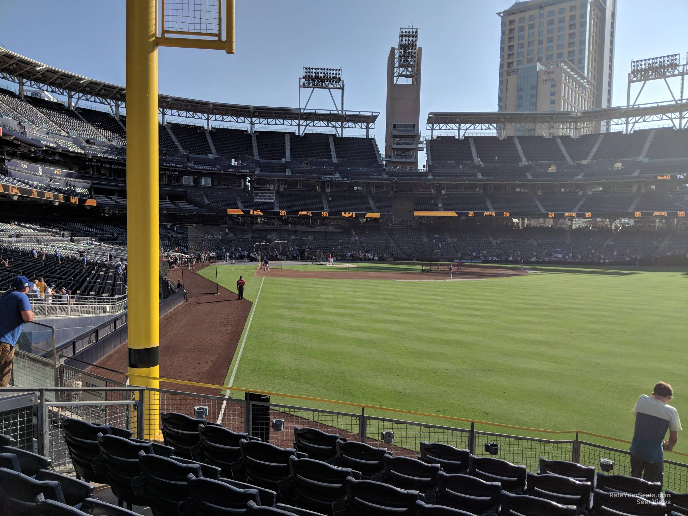 section 127, row 25 seat view  for baseball - petco park