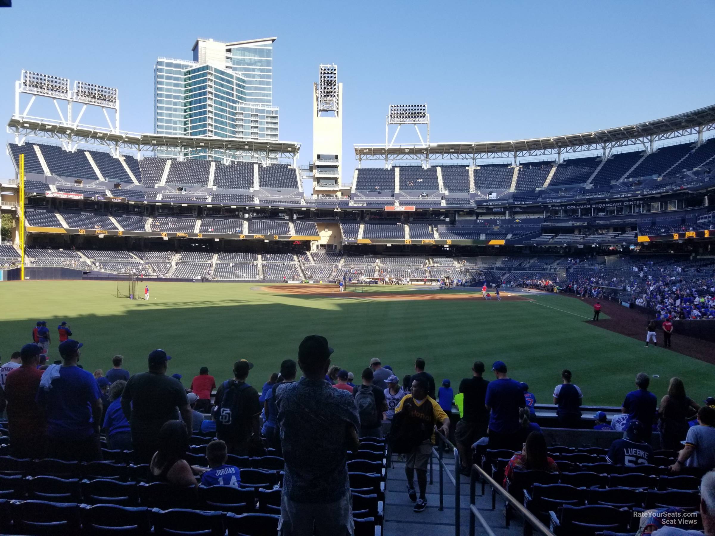 section 128, row 11 seat view  for baseball - petco park