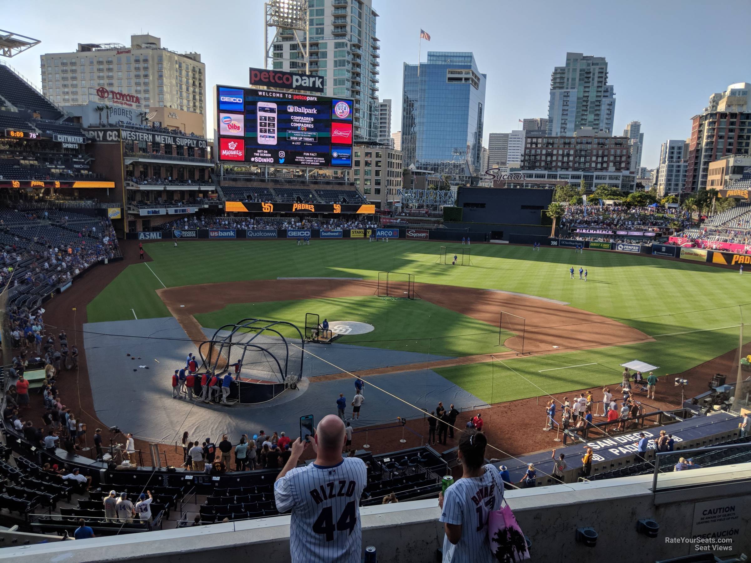 section 201, row 5 seat view  for baseball - petco park