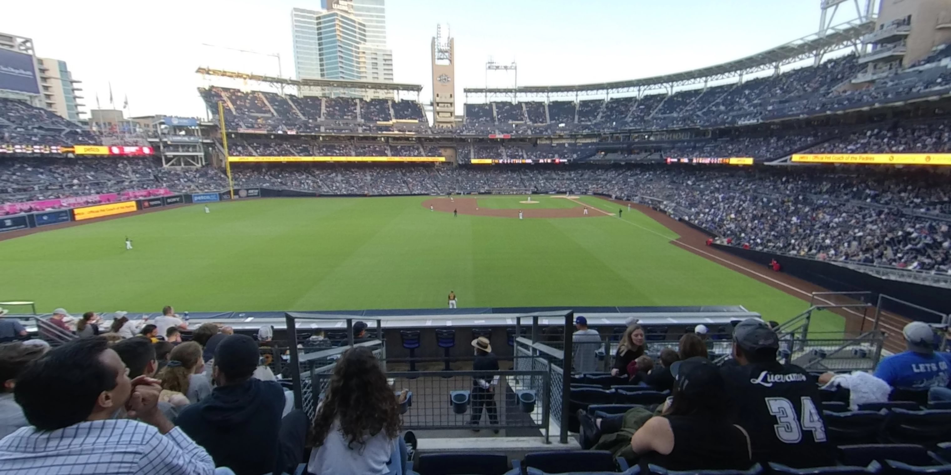section 226 panoramic seat view  for baseball - petco park