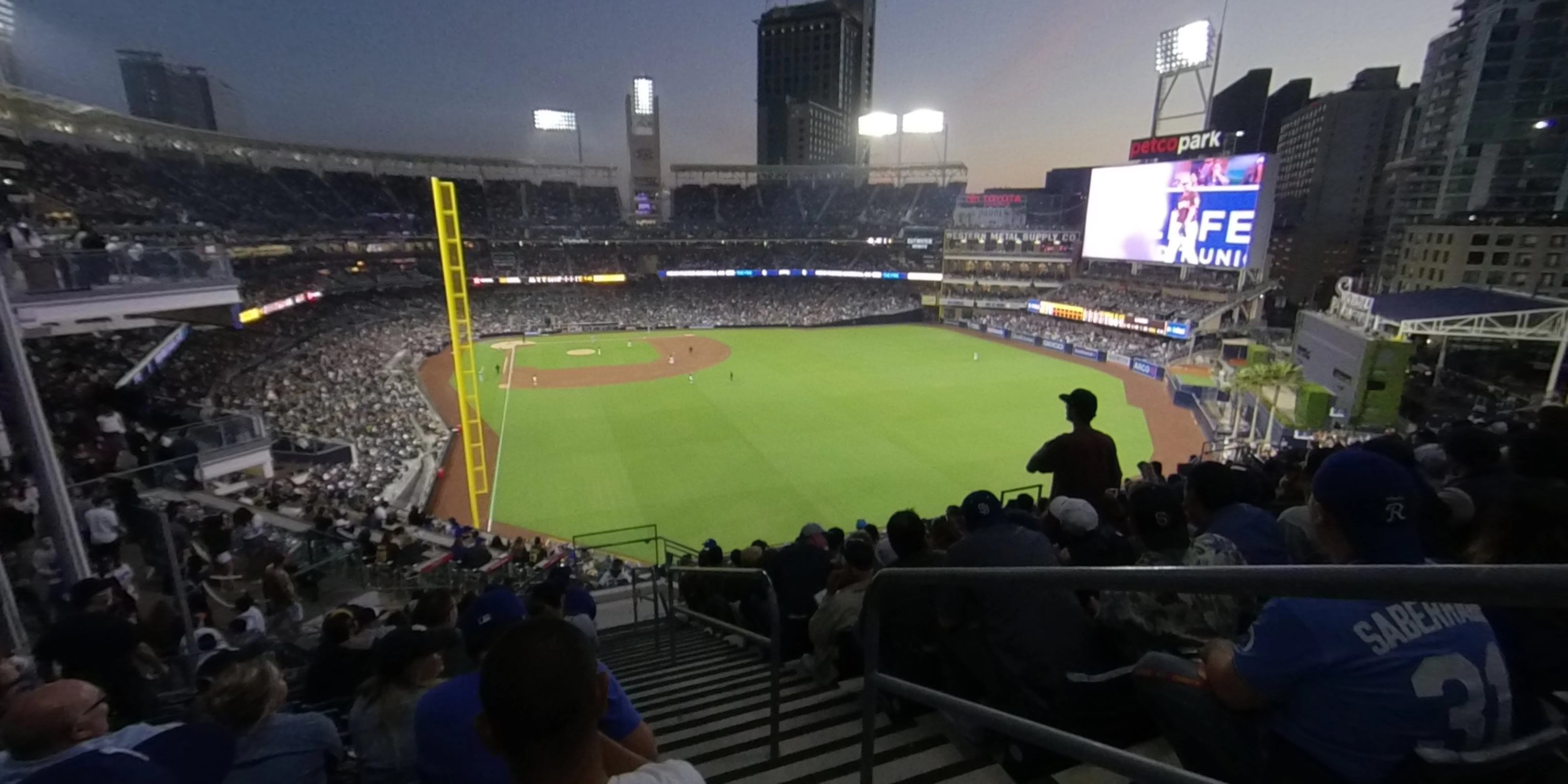 section 227 panoramic seat view  for baseball - petco park